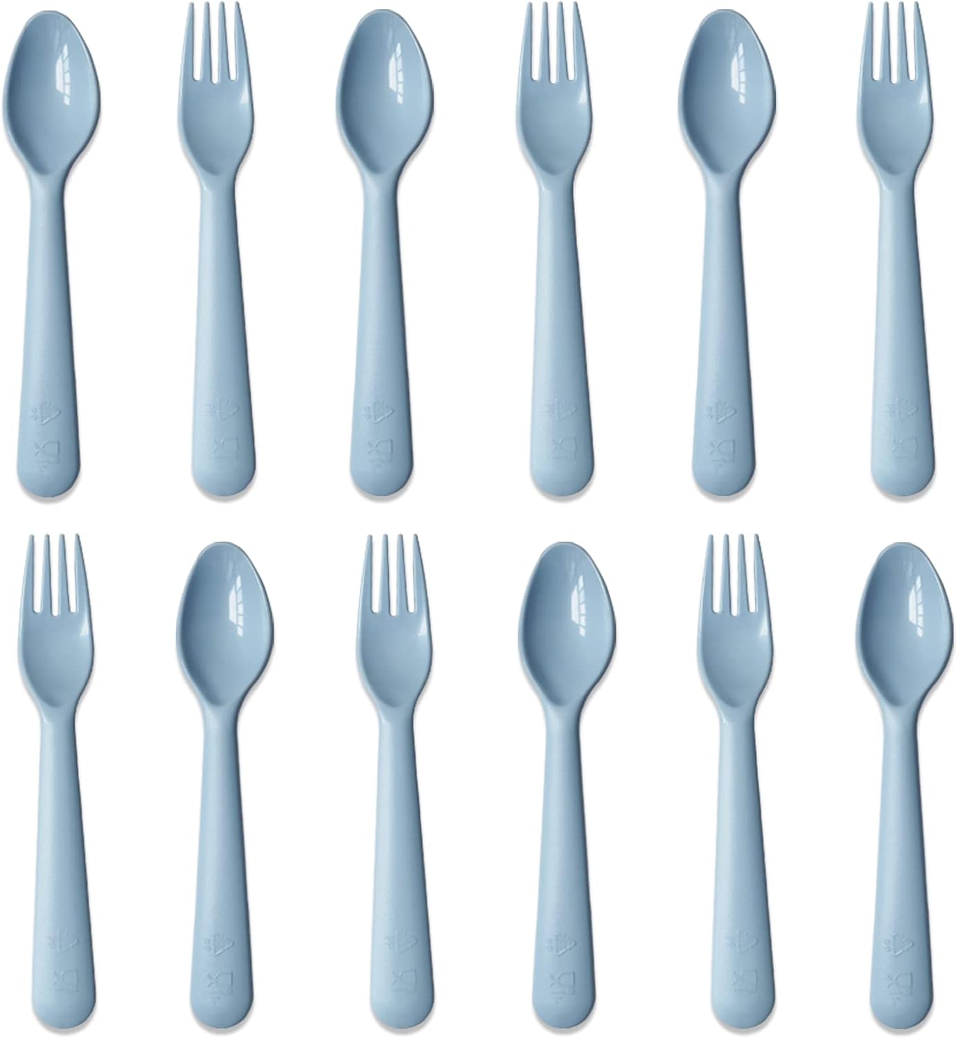 Muulaii 12 Pcs BPA Free Toddler Utensils Set