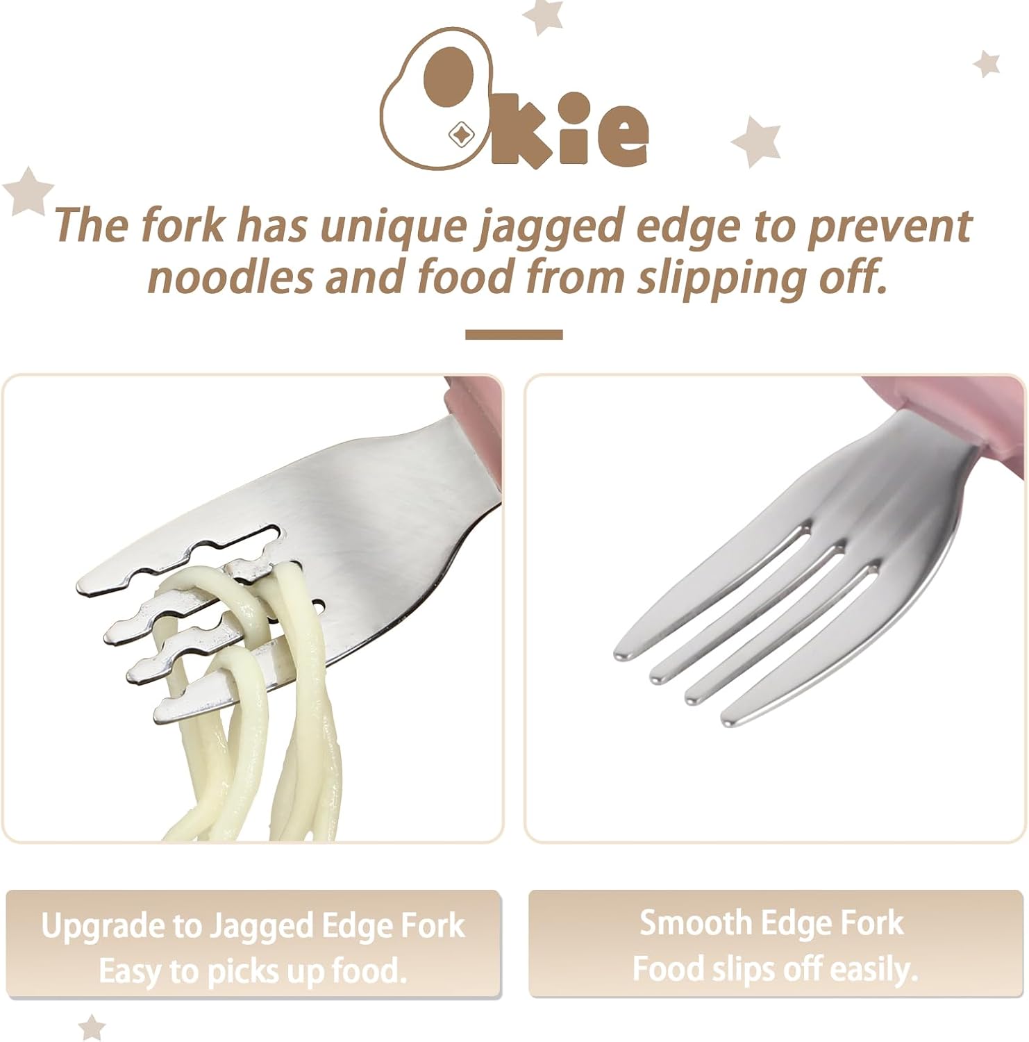 Qkie Toddler Flatware Set 8 Months BPA Free