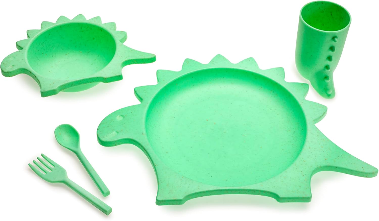 melii 5 Piece Dinosaur Cellulose Meal Set
