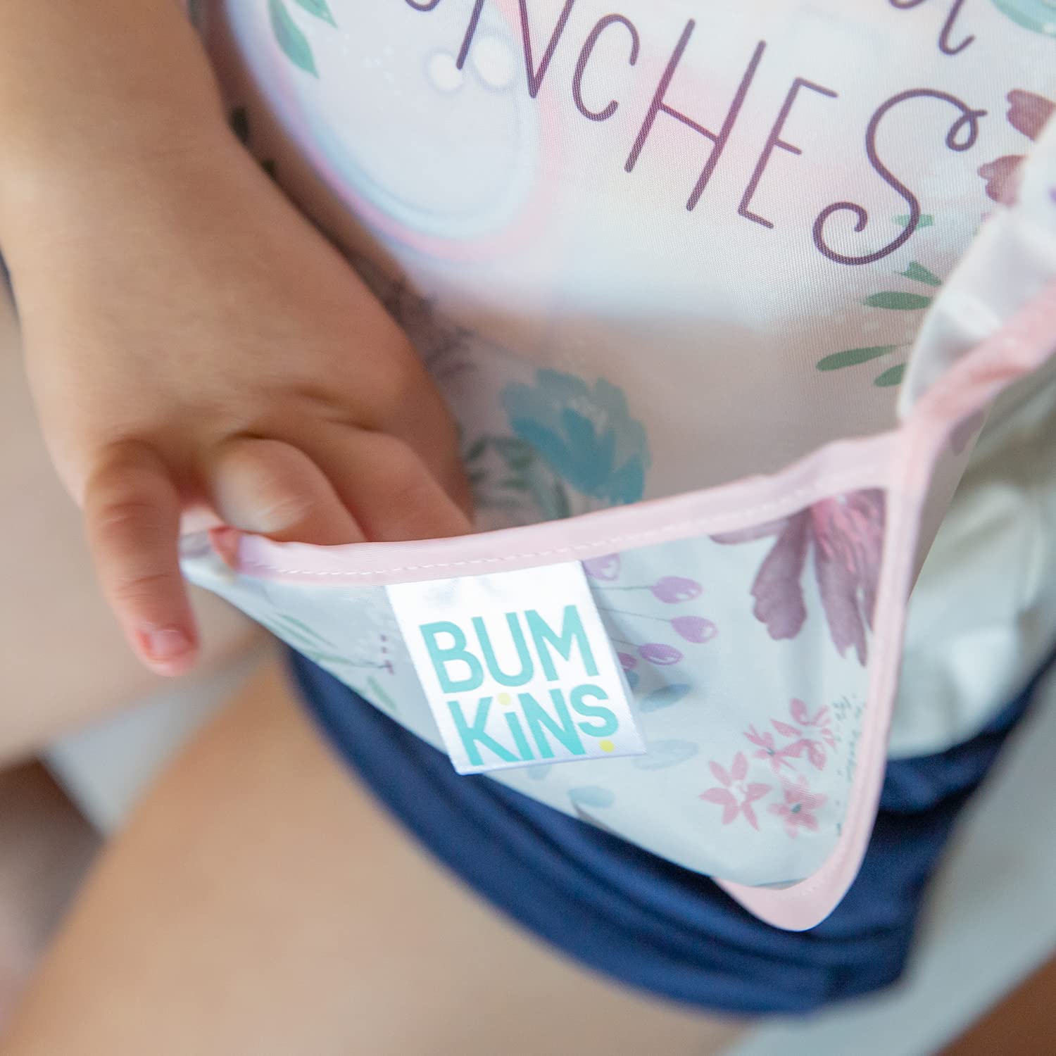 Bumkins 3-Piece Floral Lace Baby Bibs for 6-24 Months