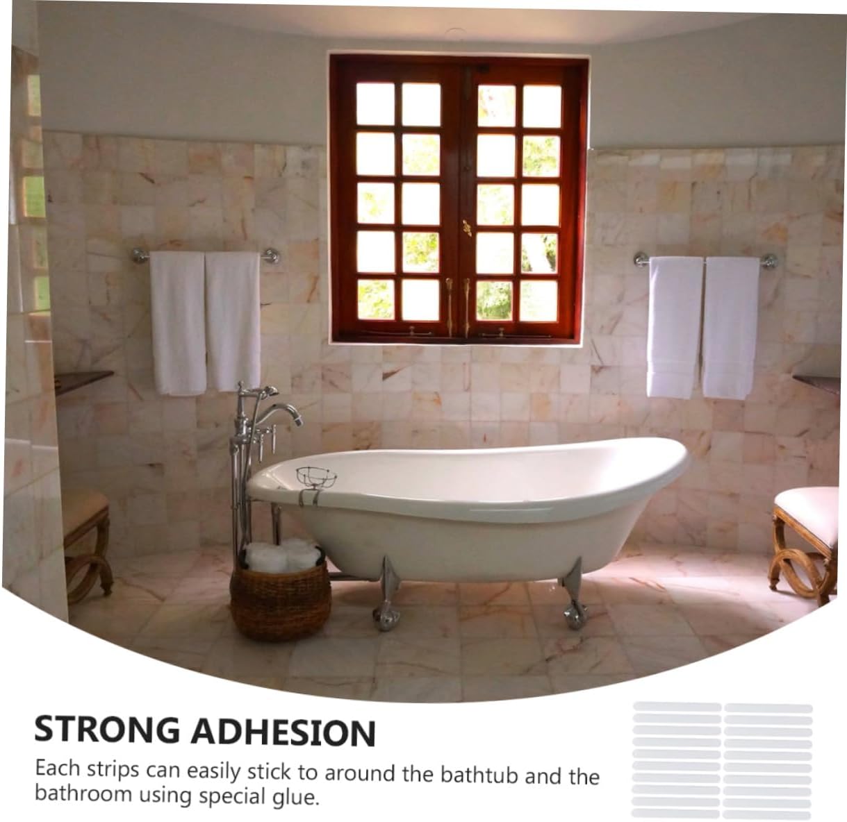 Healifty 3 Sets Non-Slip Bath Stickers for Safety