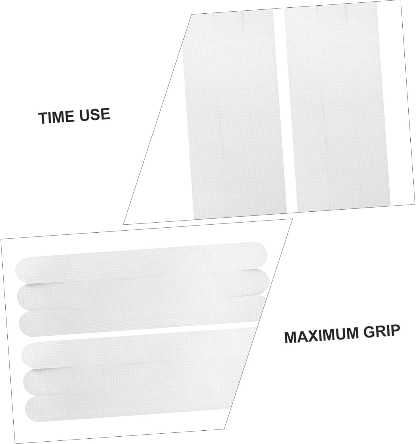 Healifty 6pcs Non-Slip Bath Safety Strips for Tubs Showers Stairs