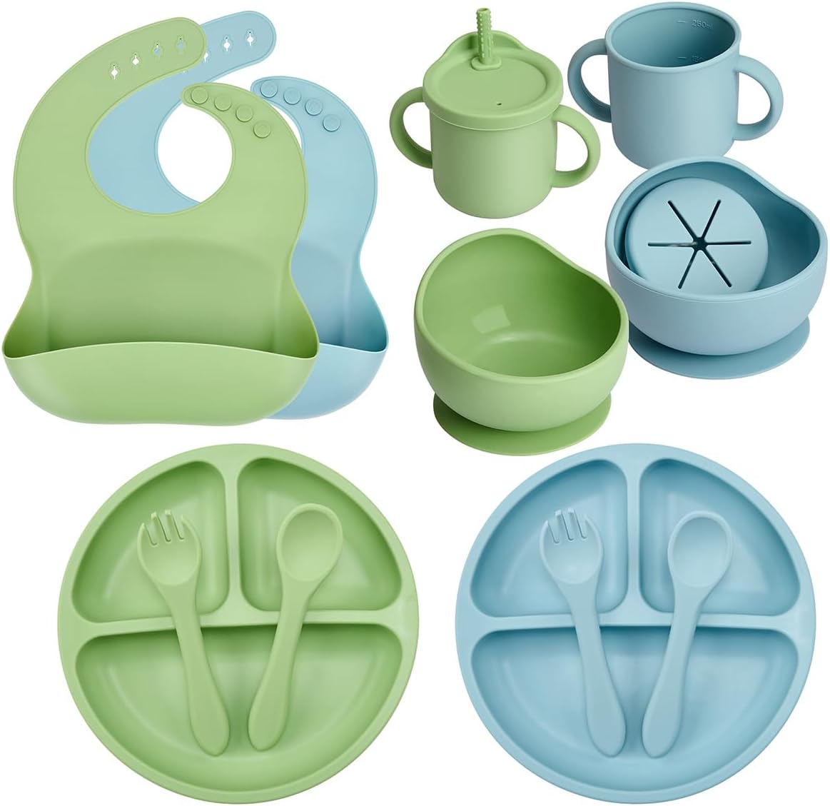 MumEZ Silicone Baby Feeding Set for 6 Months Up 1