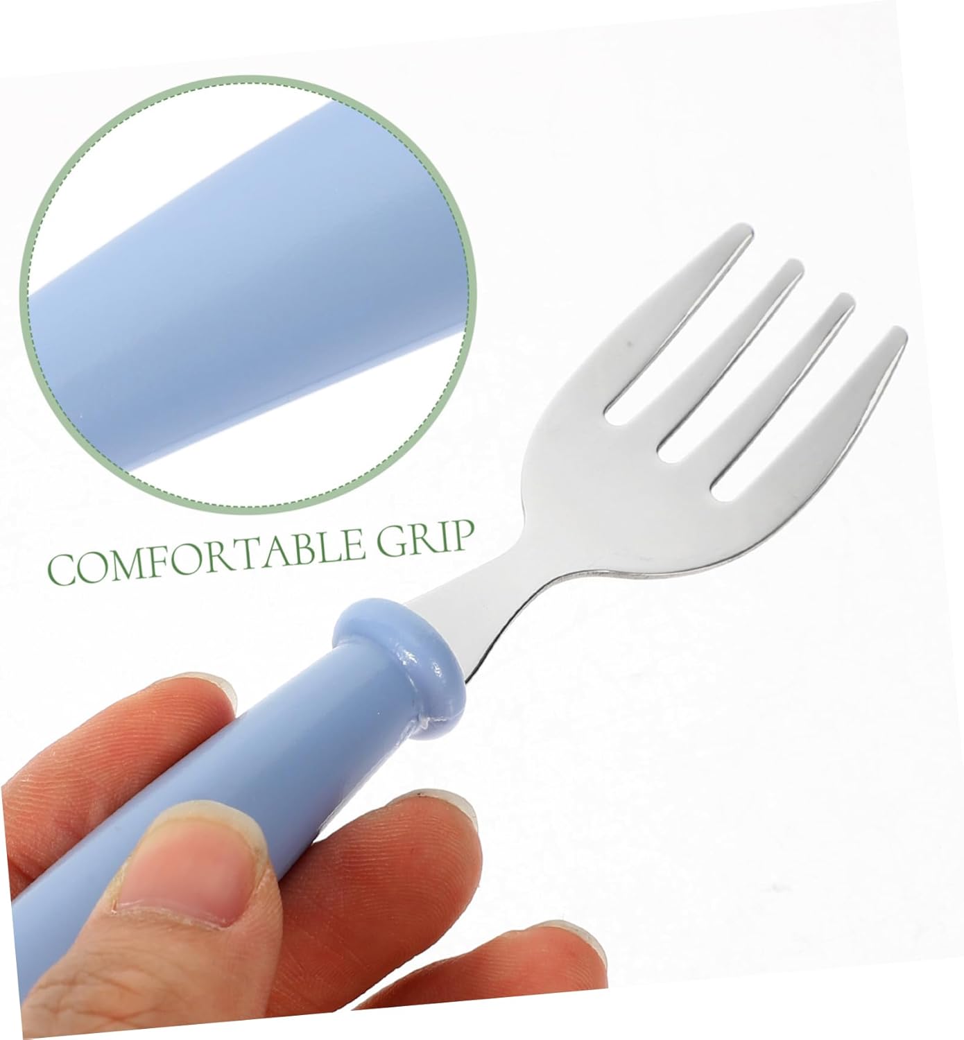 4Pcs Reusable Forks and Spoons Set for Mealtime