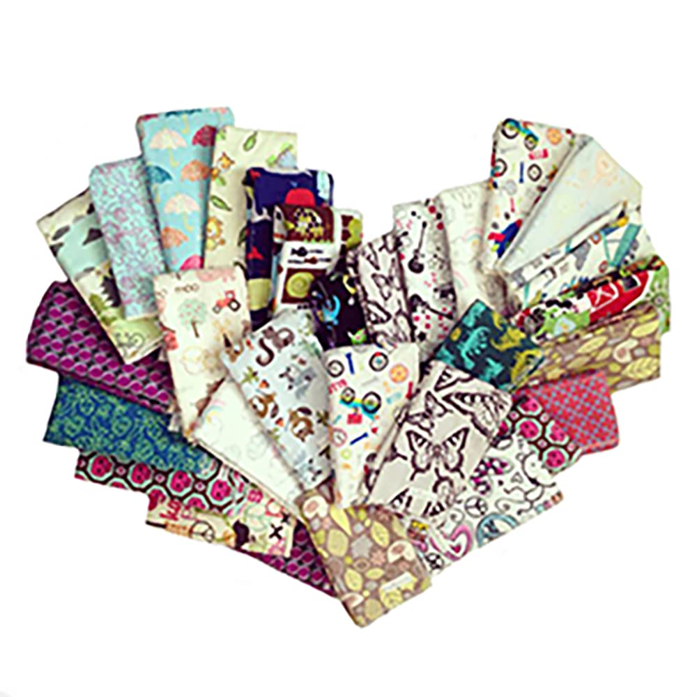 I Heart Art and Baby Random Print Burping Cloth Set 1