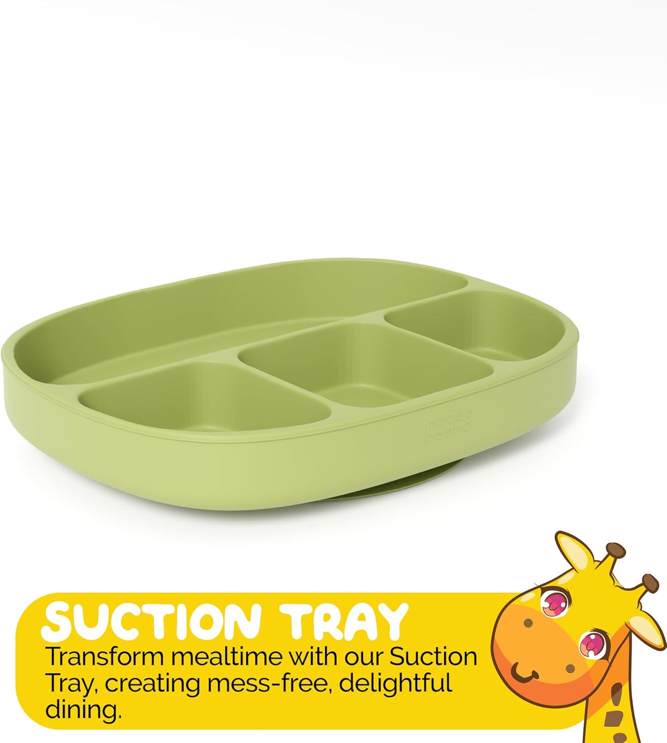 Muqee Peeko Baby Feeding Essentials Set - 3 Piece Green