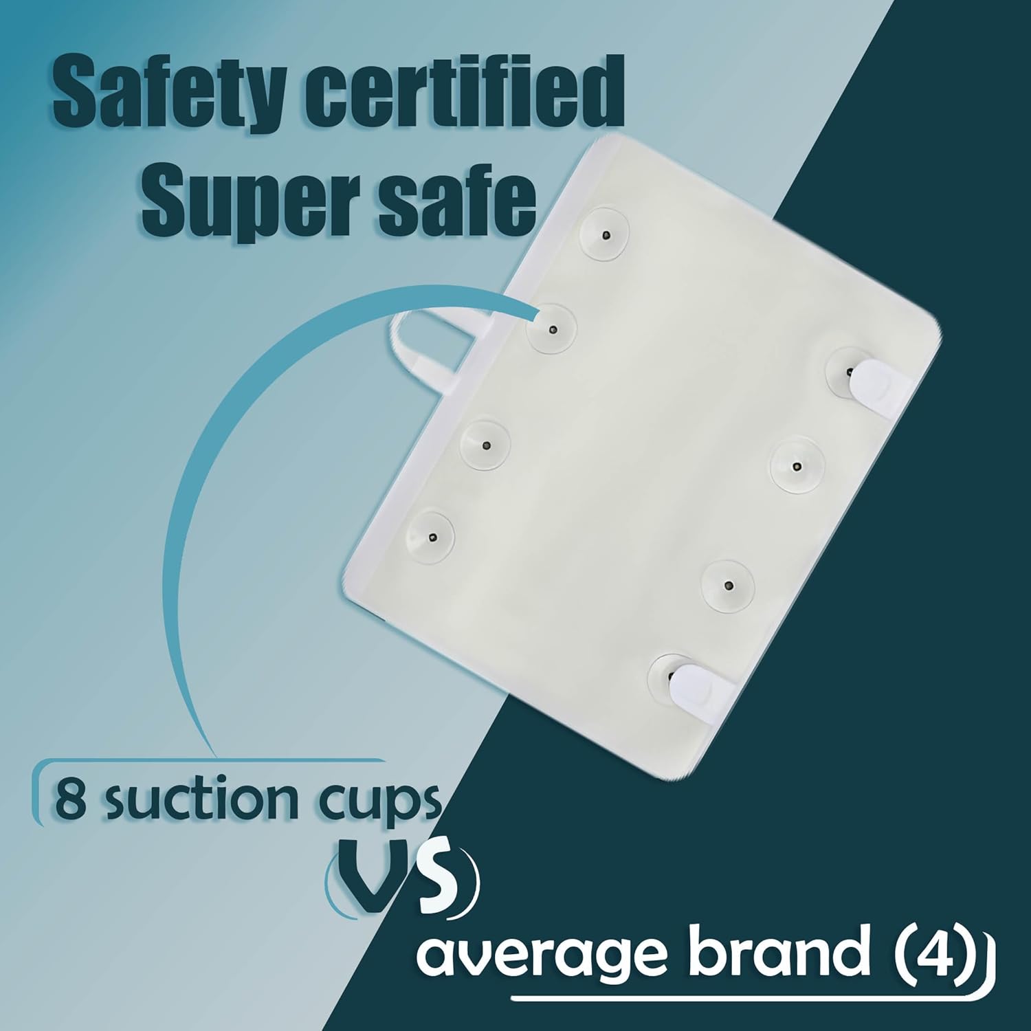 Supa Ant Baby Bath Kneeler with 5 Pockets and 8 Suction Cups