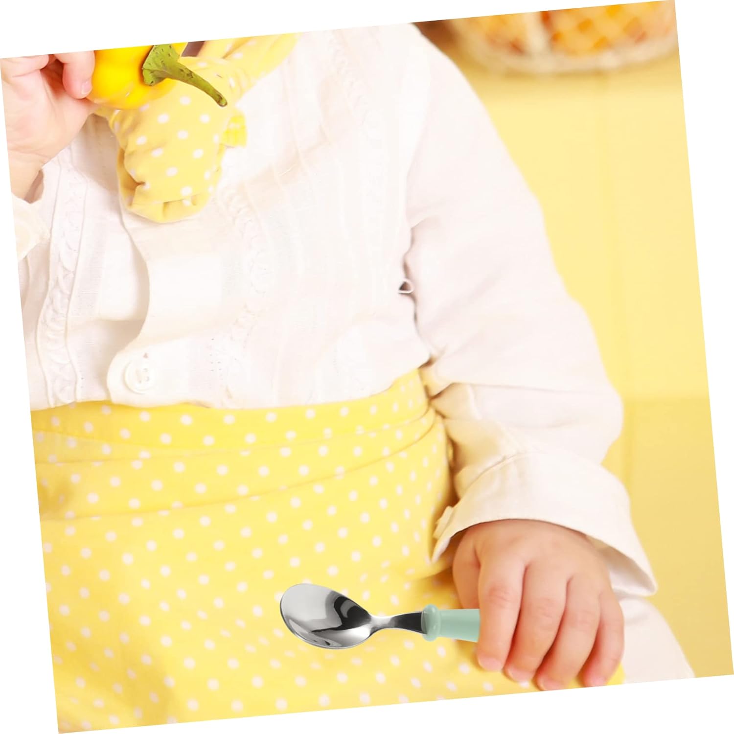Hohopeti 188 Safe Self Feeding Cutlery Set with Storage
