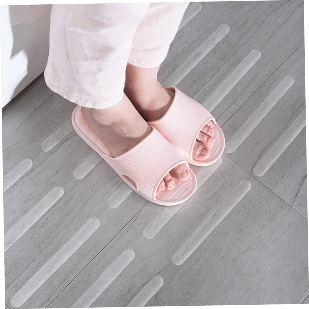 Healifty 3 Sets Non-Slip Bath Stickers for Safety