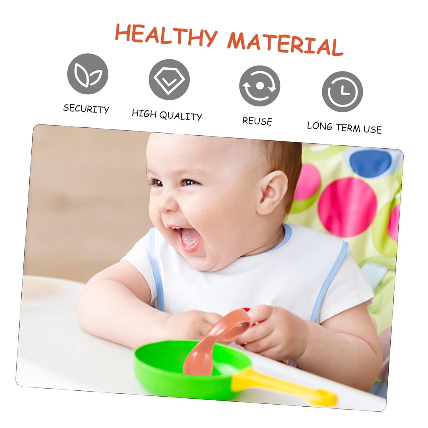 Kisangel Toddler Training Utensils Set