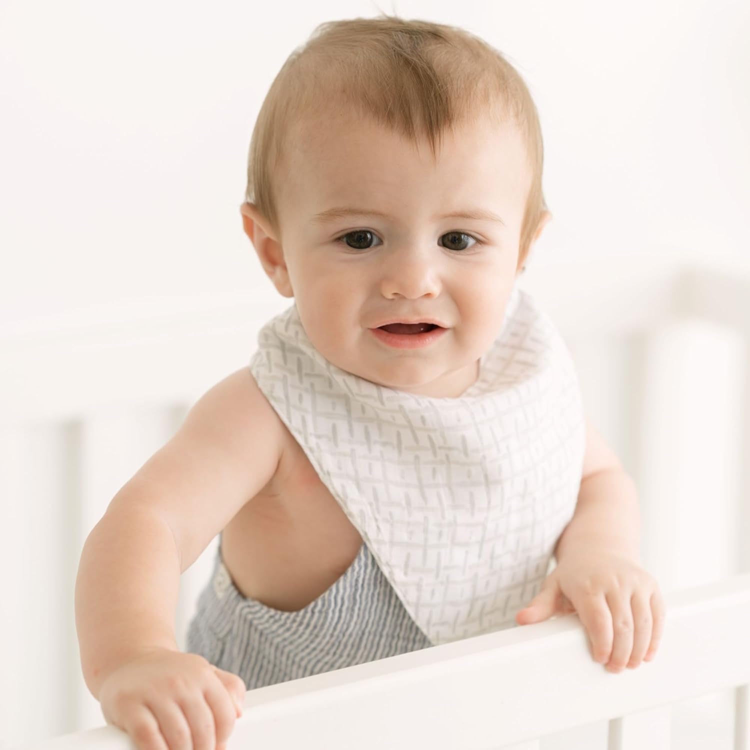 Crane Baby Soft Muslin Bib Set for Teething and Drooling 1