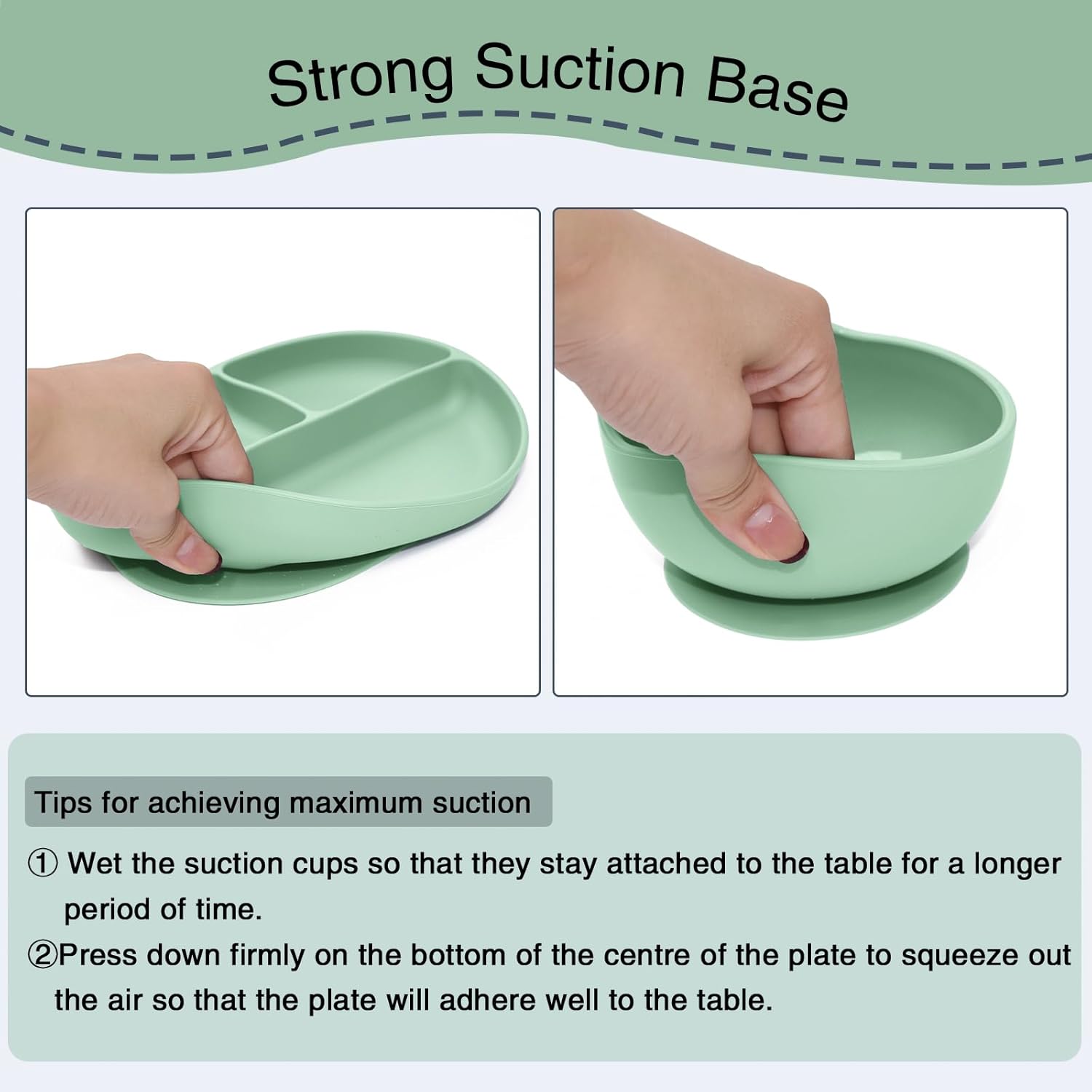 Silicone Baby Feeding Set 10Pcs for Self-Feeding 1