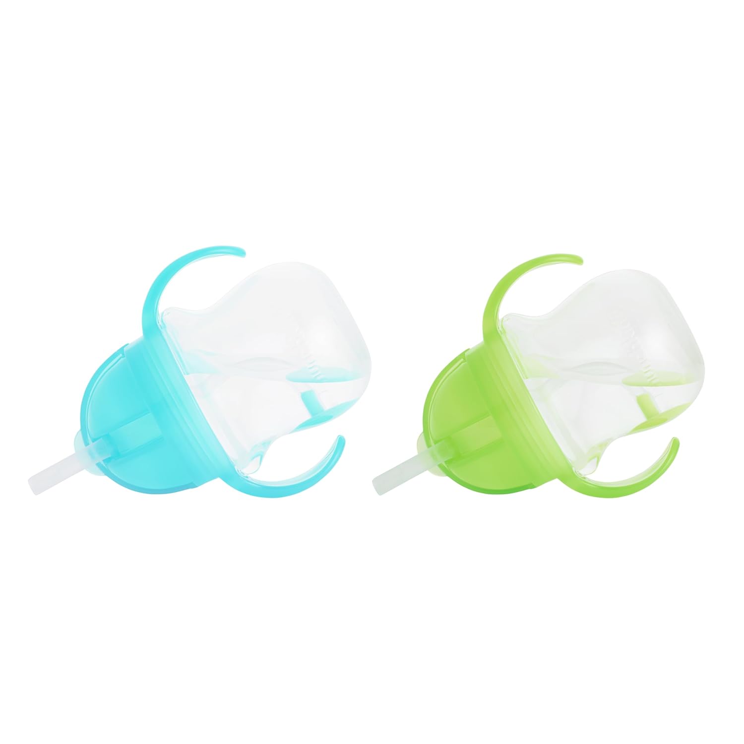 Munchkin Any Angle Weighted Straw Cup Set 2 Count BlueGreen