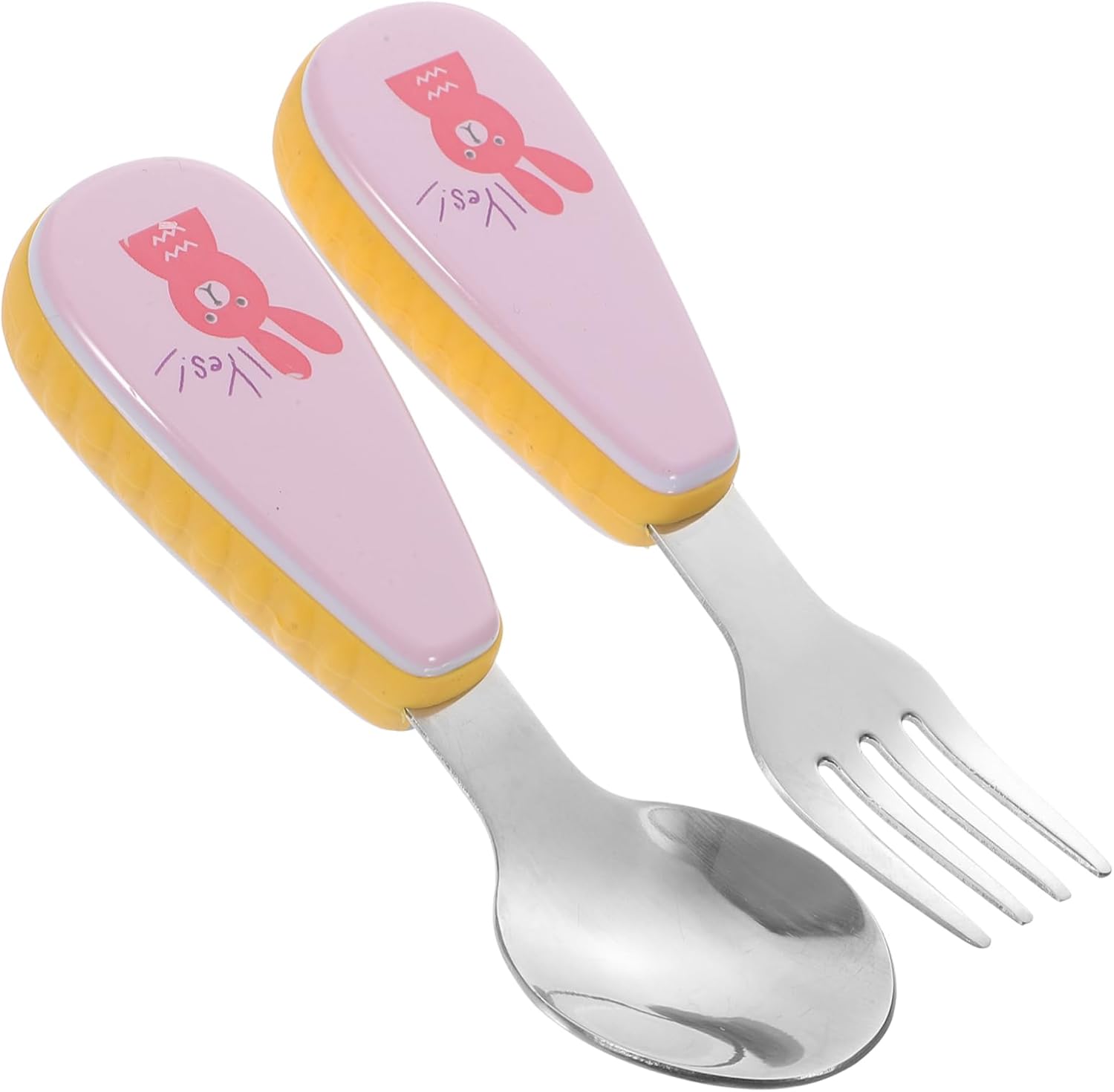 HAPINARY 304 Stainless Steel Cartoon Cutlery Set