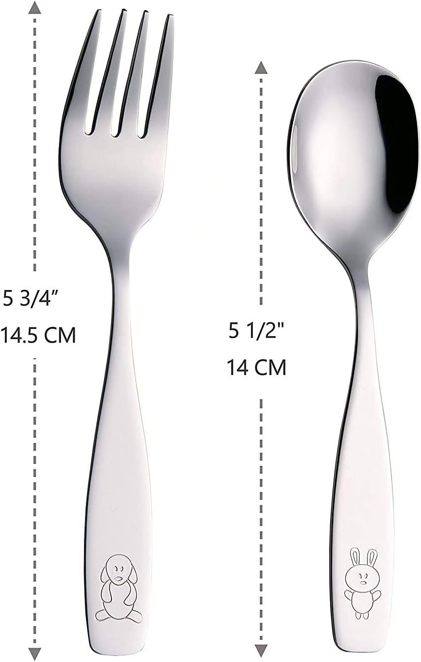 ANNOVA Kids Flatware Set Stainless Steel 6PCS