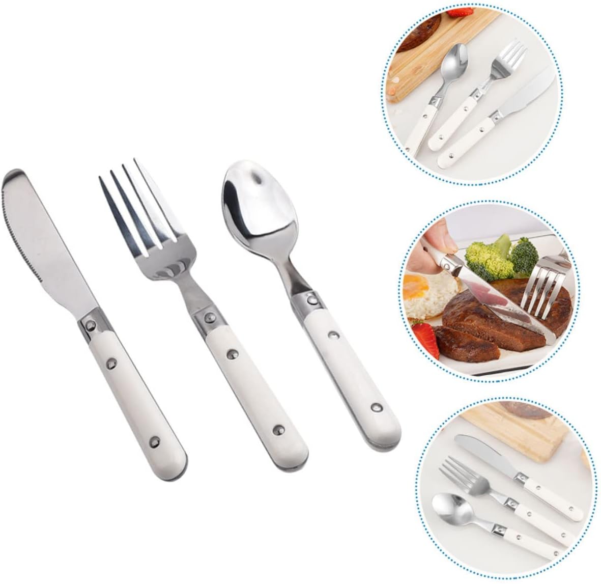 ASAKKURA 3 Piece Cutlery Set for Toddlers 1