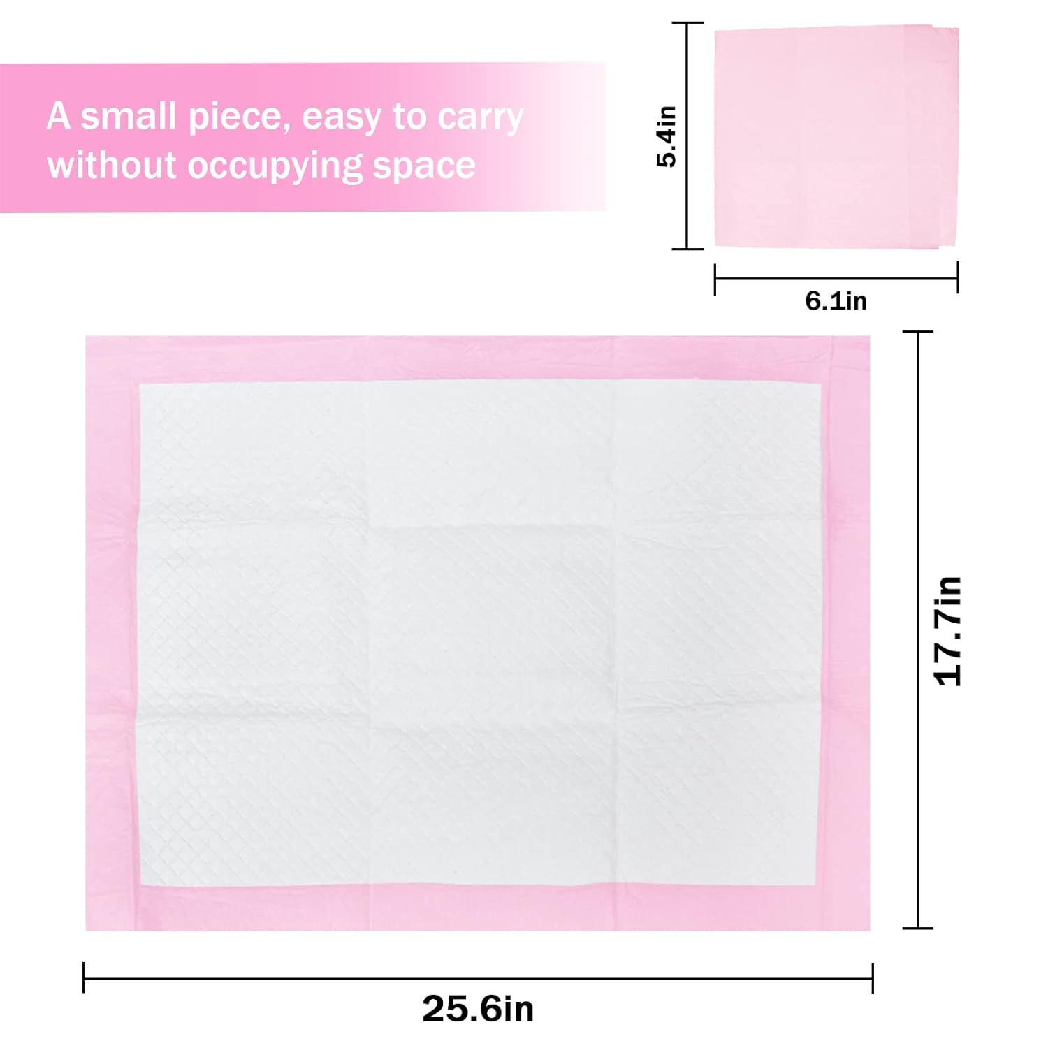 Sundee 50 Pack Baby Changing Pad with Leak-Proof Design 1