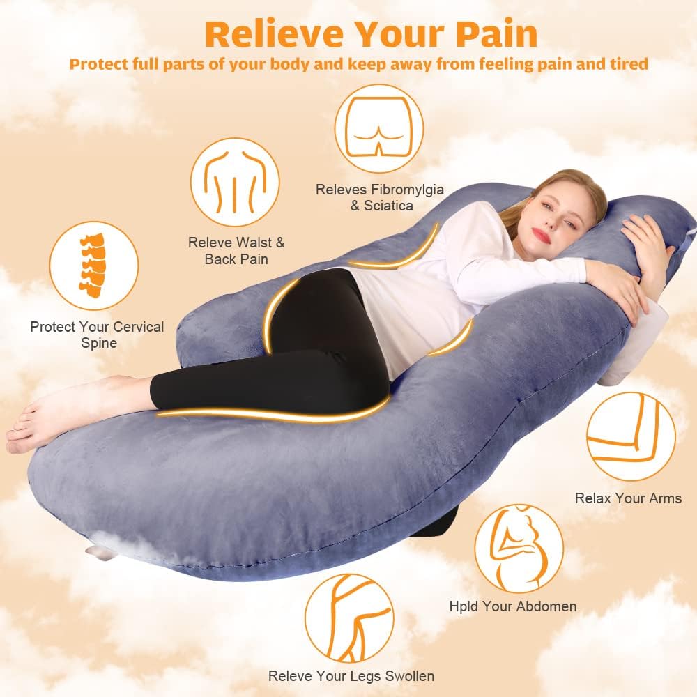 Chilling Home U Shaped Pregnancy Pillow - Full Body Maternity Support