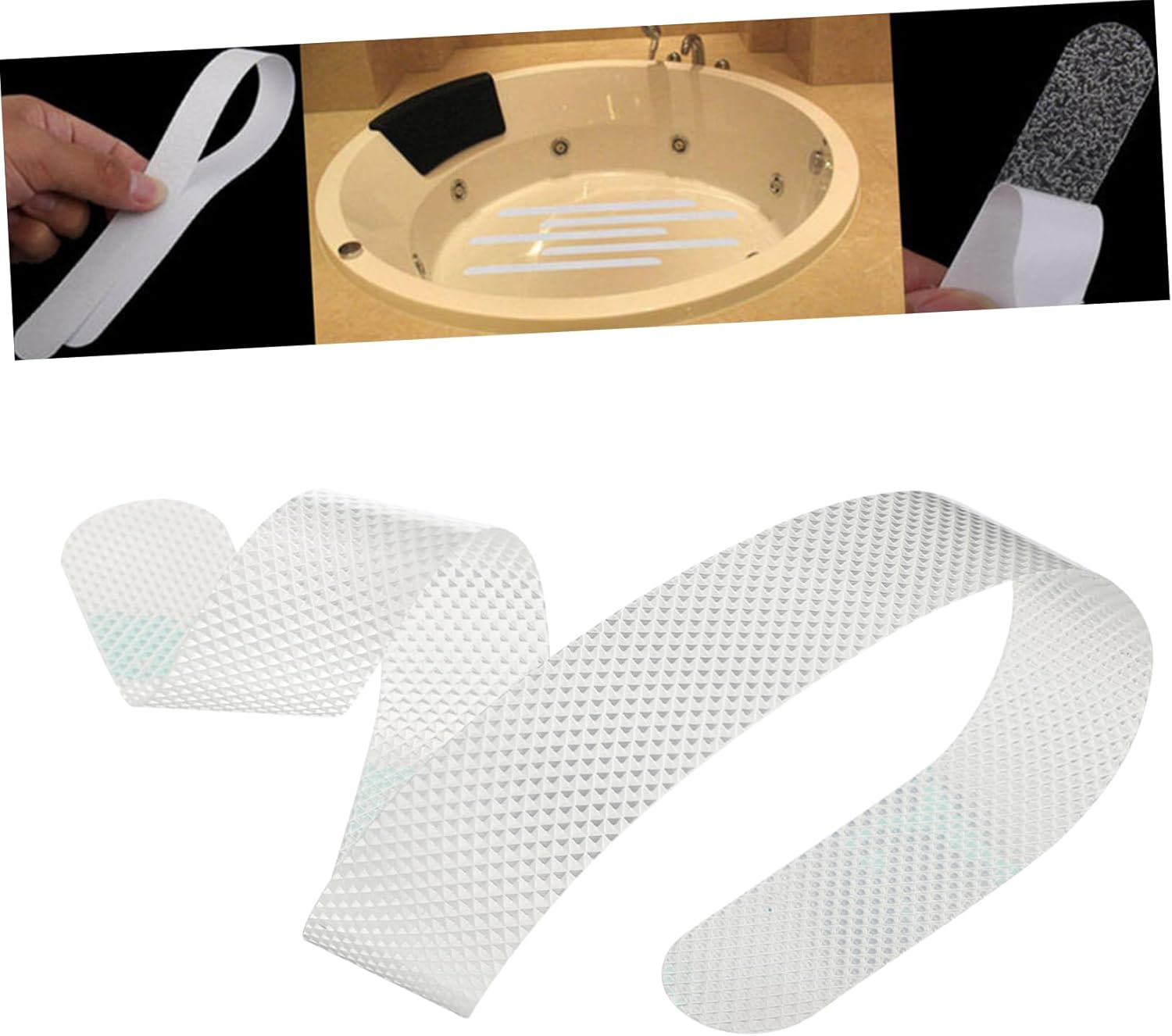 Luxshiny 36pcs Non-Slip Bath Safety Strips