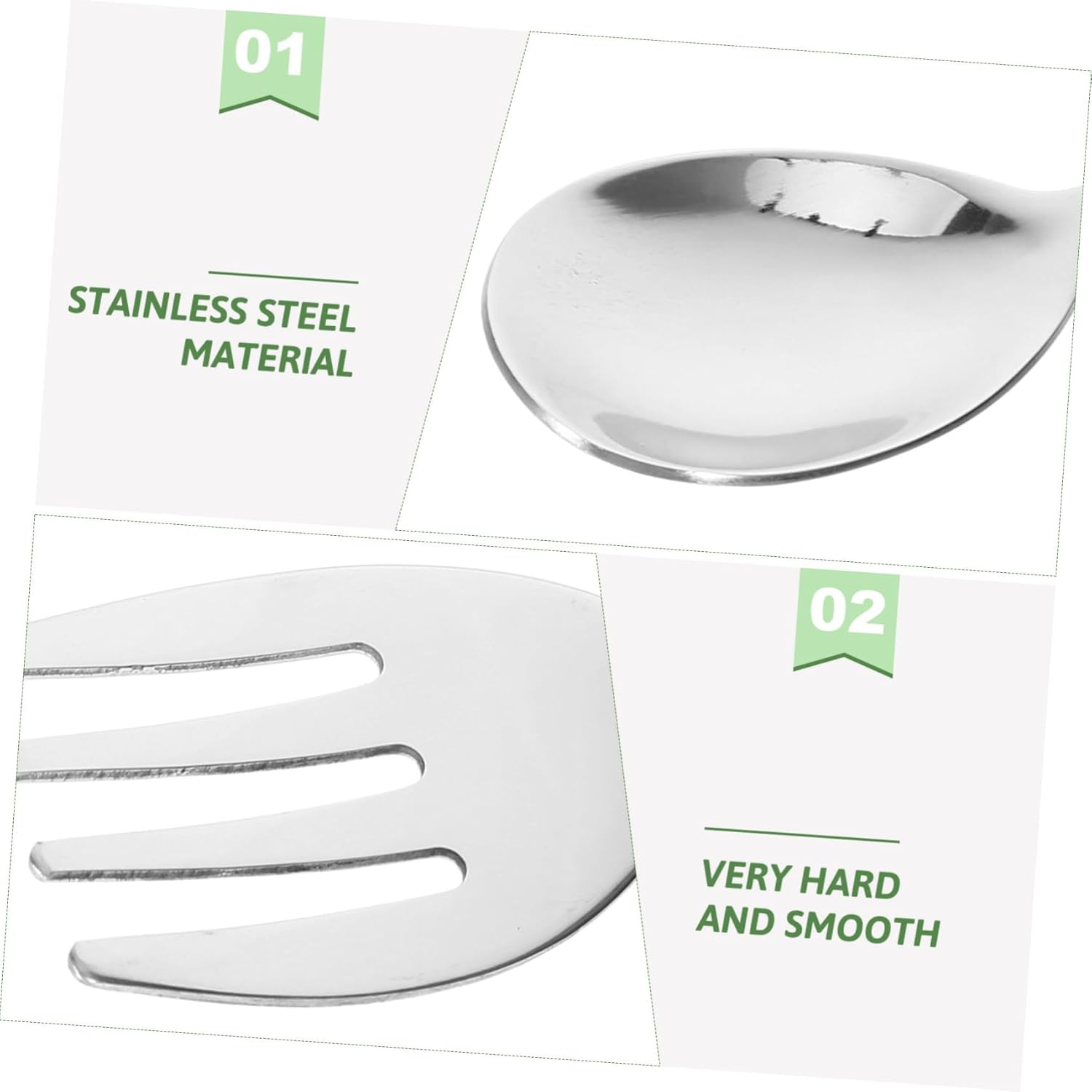 SHOWERORO 4Pcs Durable Feeding Utensils Set