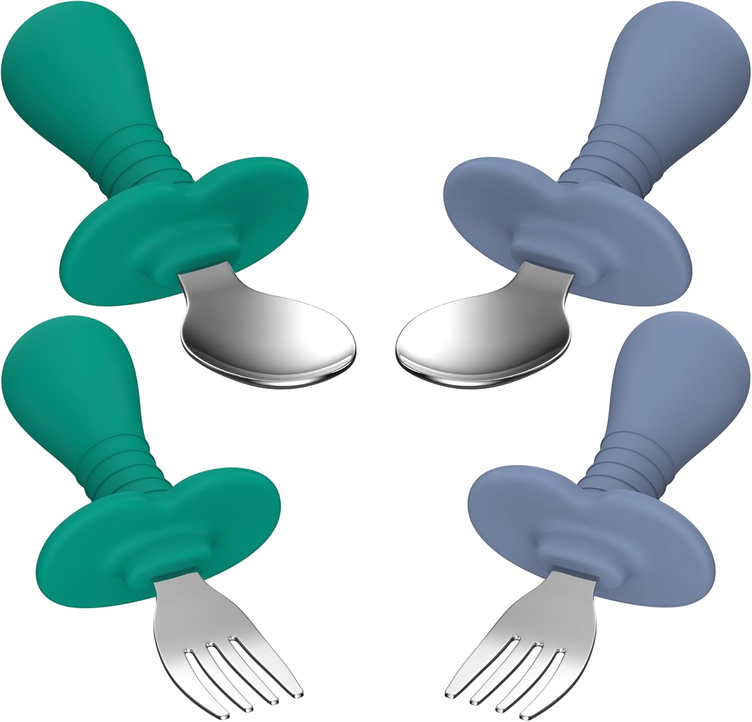 SFCCMM 4-Piece Toddler Utensils Set