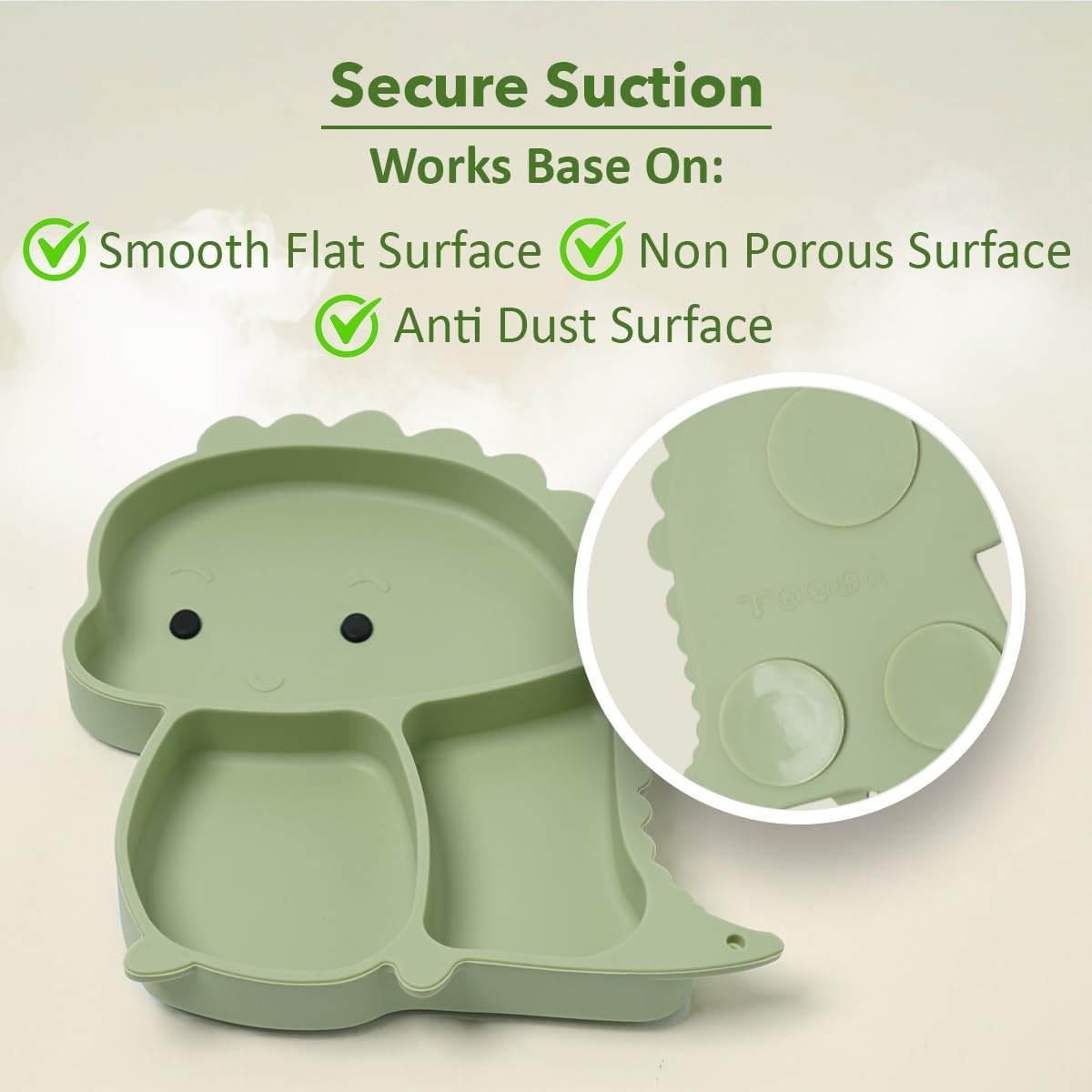 PURFEA Silicone Baby Feeding Set for 6M