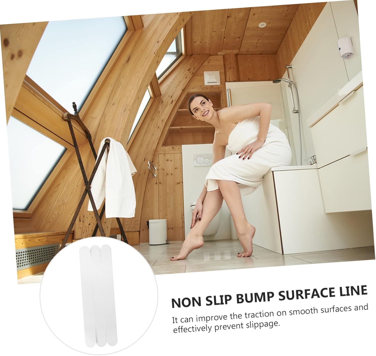 Cabilock 6pcs Non-Slip Stickers for Bathroom Safety 1