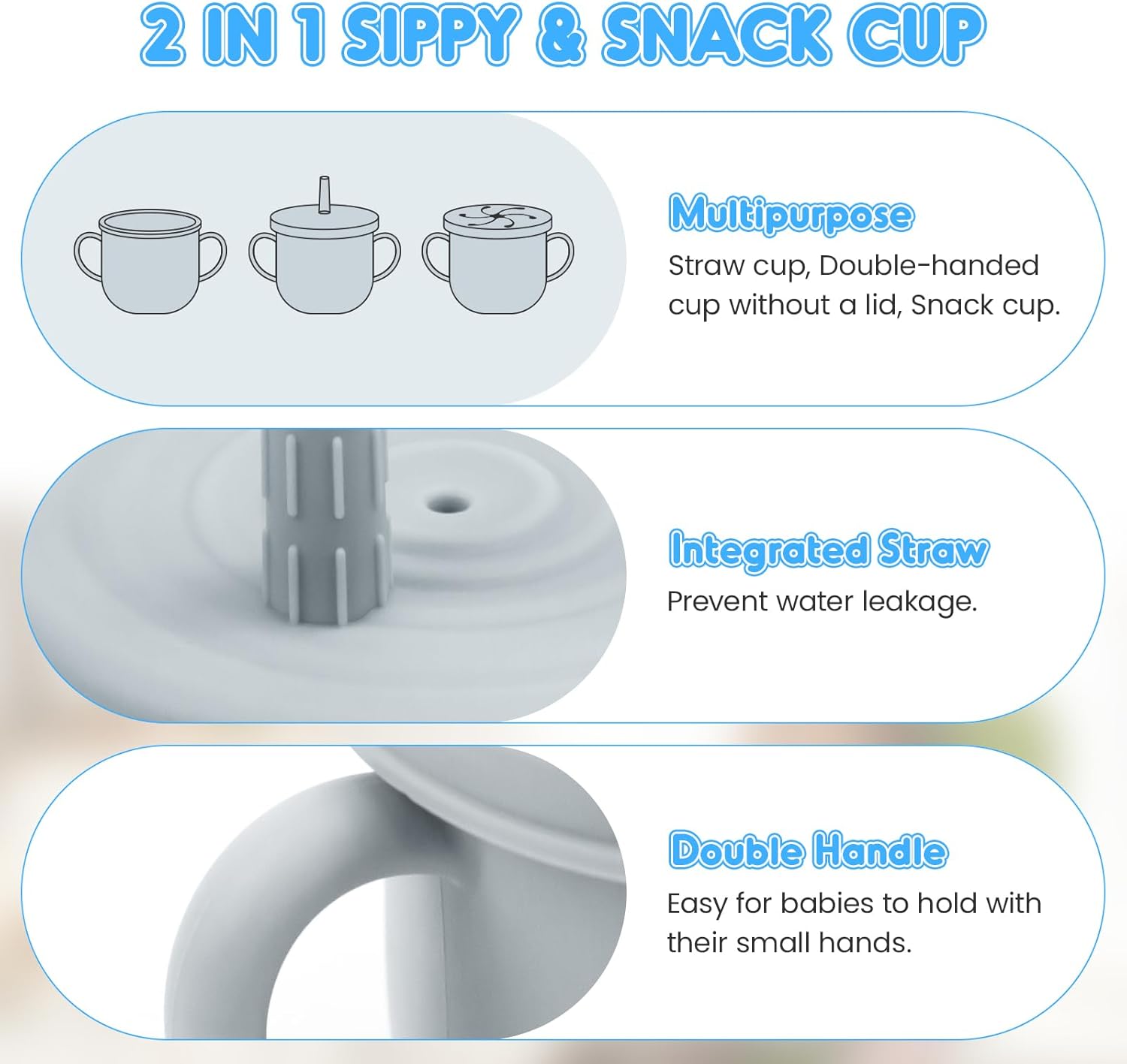 OEC-T5 10-Piece Silicone Baby Feeding Set for 6 Months