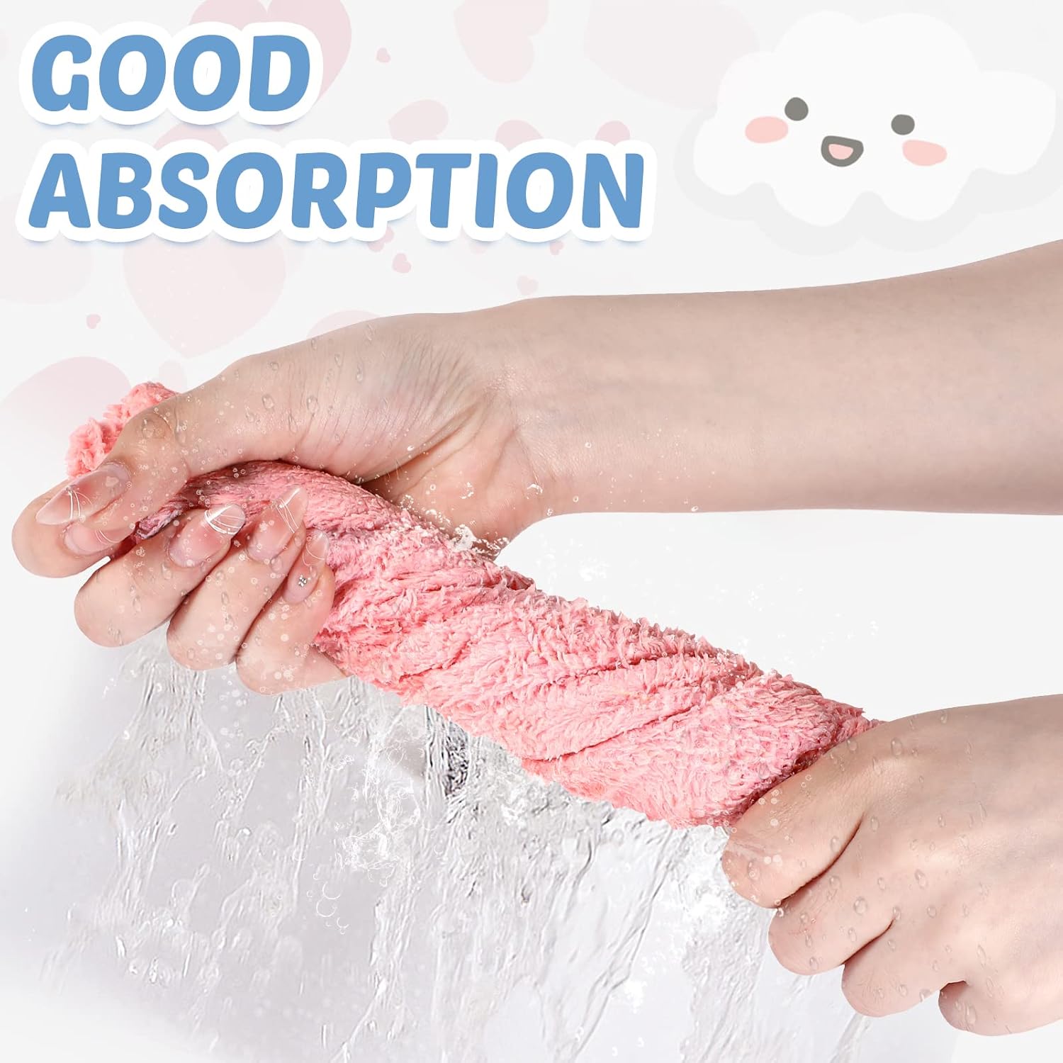 Mixweer 40-Pack Baby Burp Cloths Multicolor