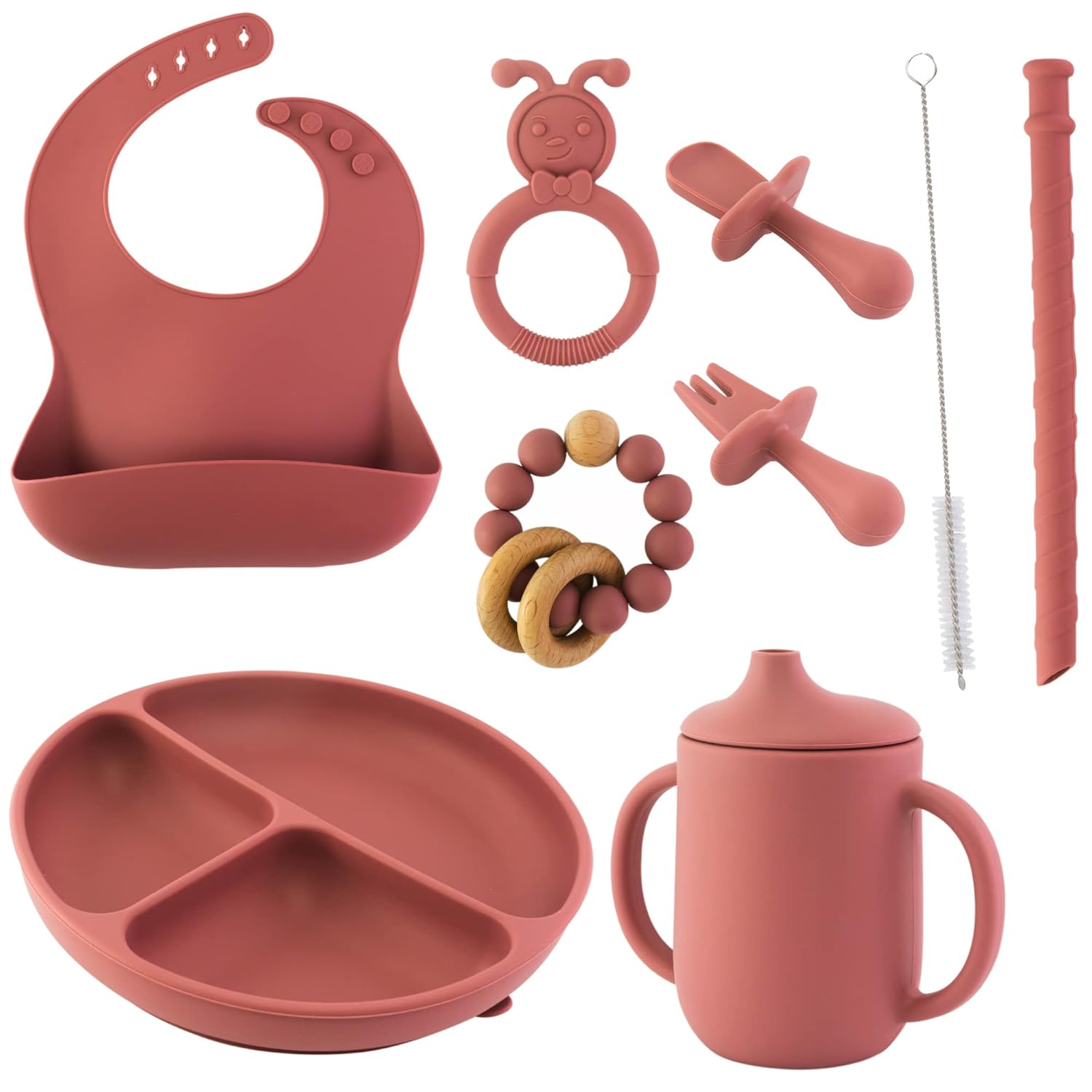 Antarez Baby Led Weaning Set with Sippy Cup