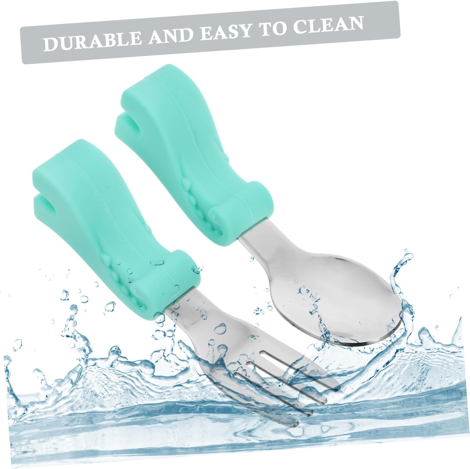 RORPOIR Dinosaur Cutlery Set with Storage Box