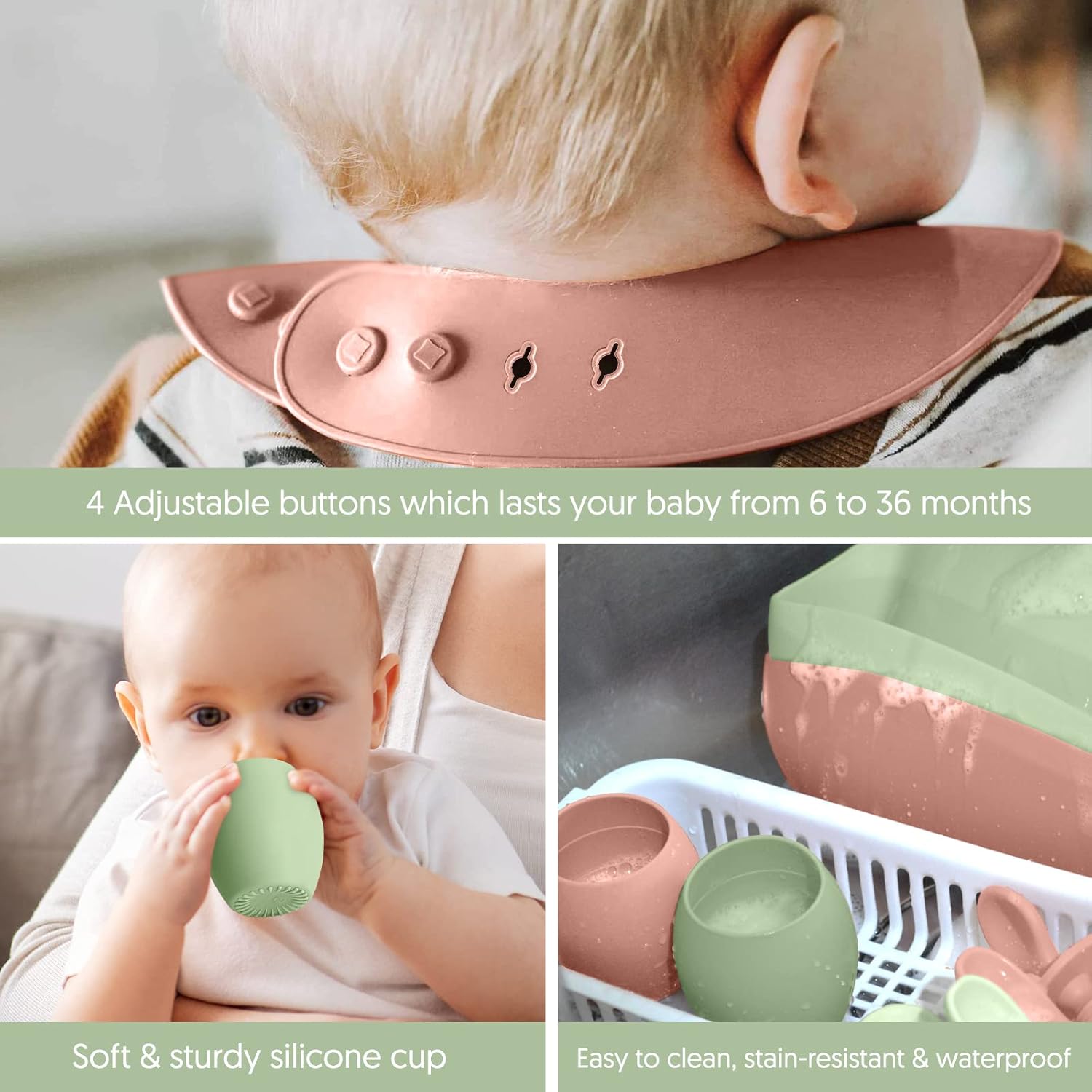 Sperric Baby Silicone Feeding Set of 8 1