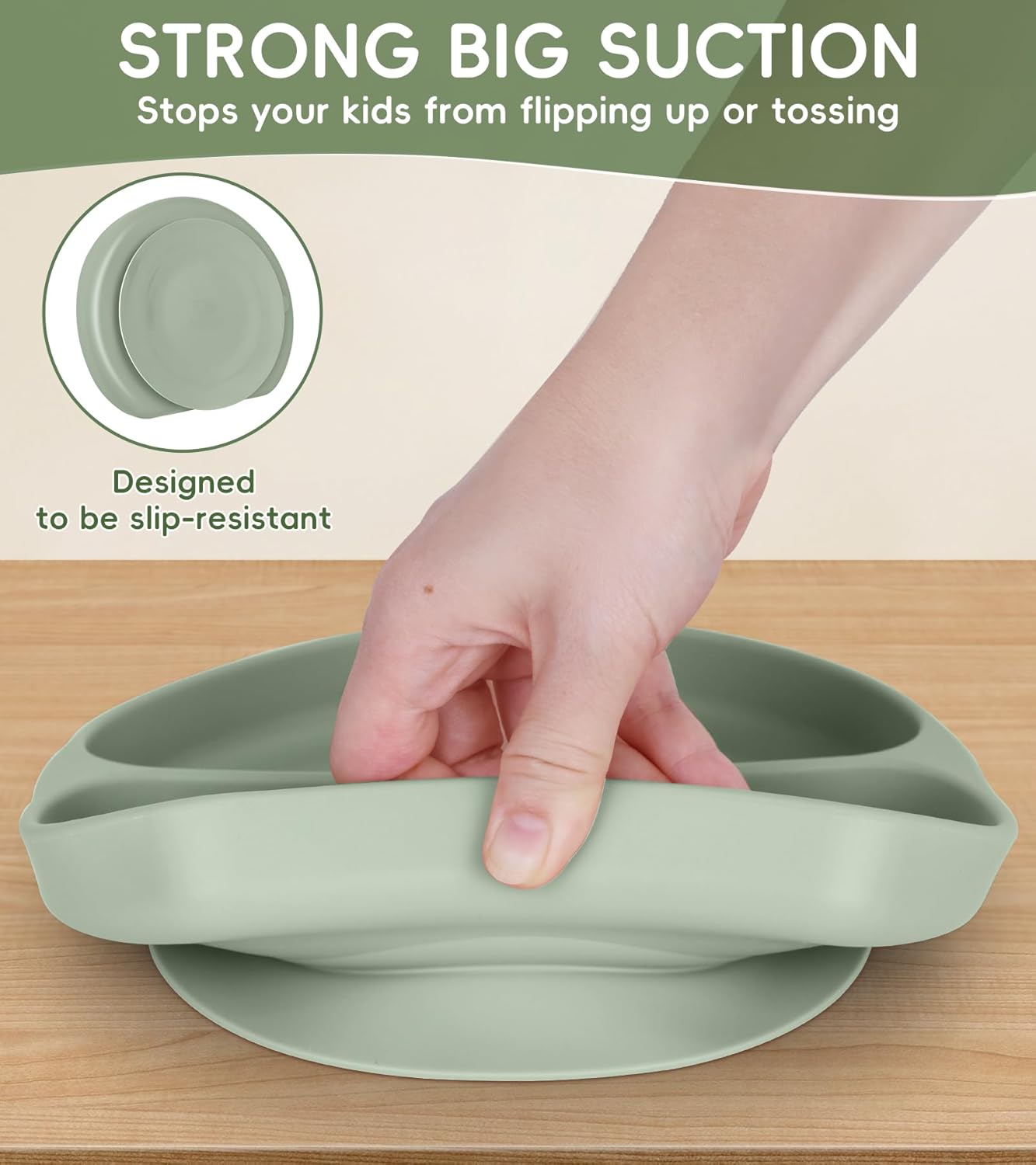 Guffo BPA Free Silicone Baby Feeding Set 8pc