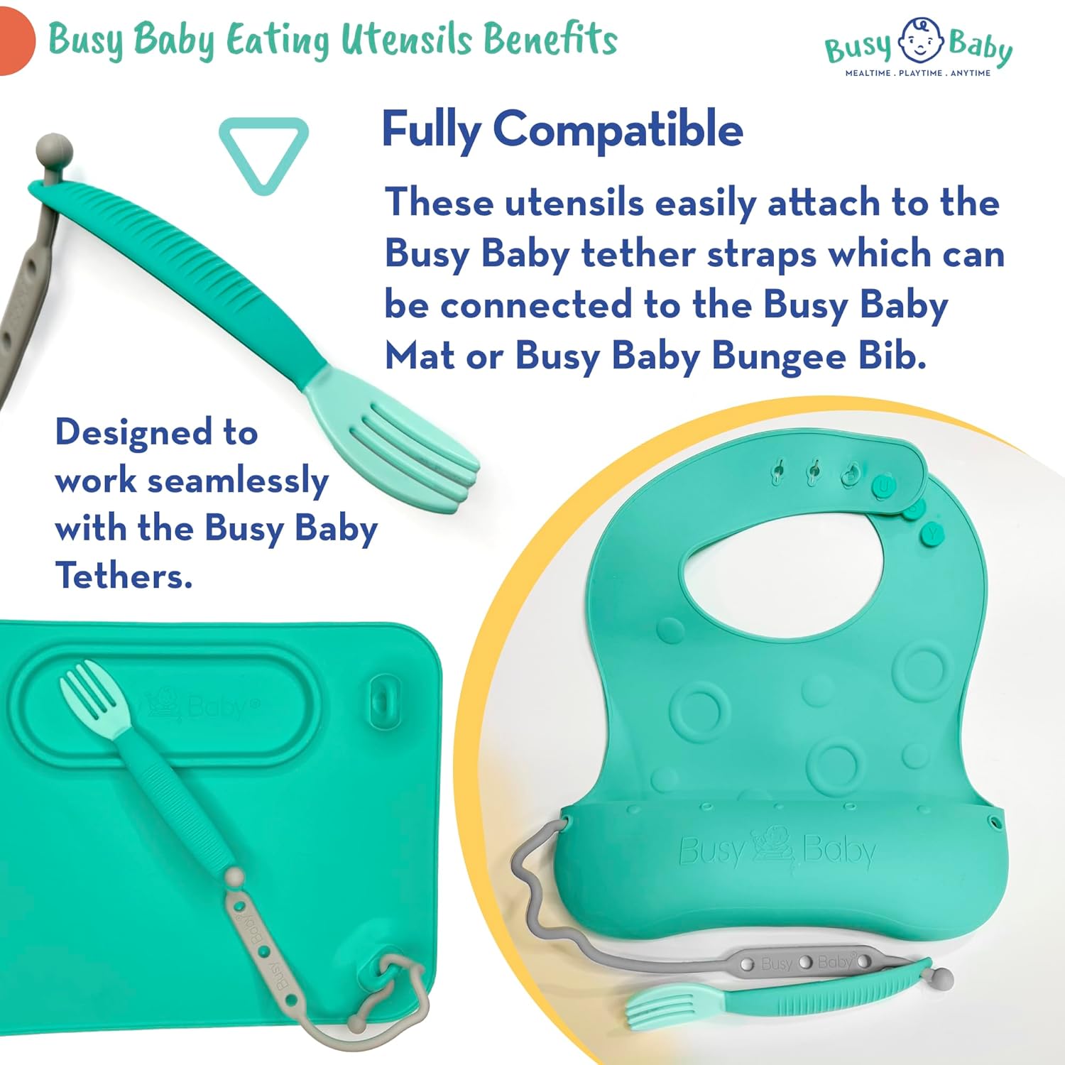 Busy Baby Flatware Set for Babies Toddlers 1