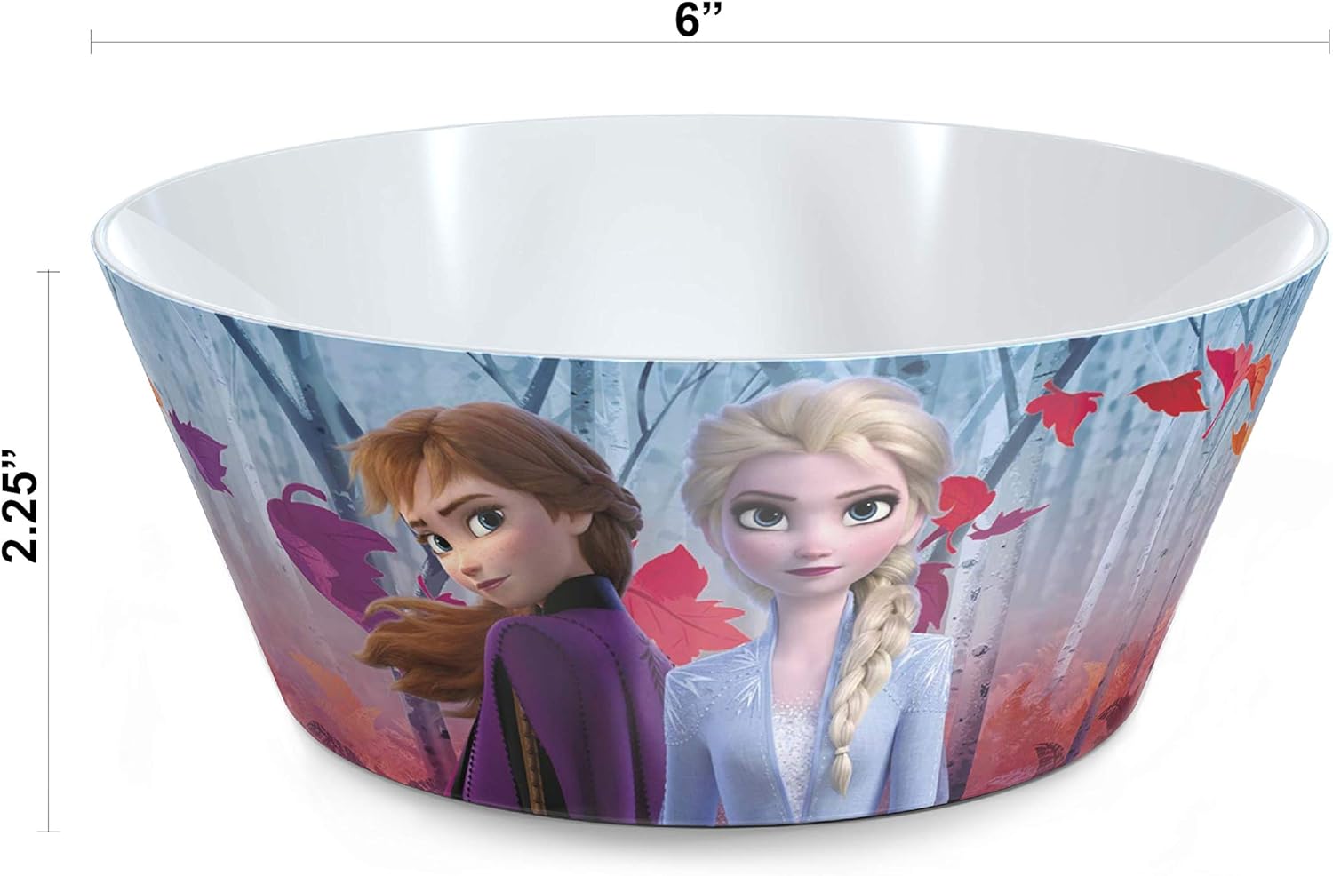 Zak Designs Frozen 2 5-Piece Dinnerware Set for Kids Ages 3