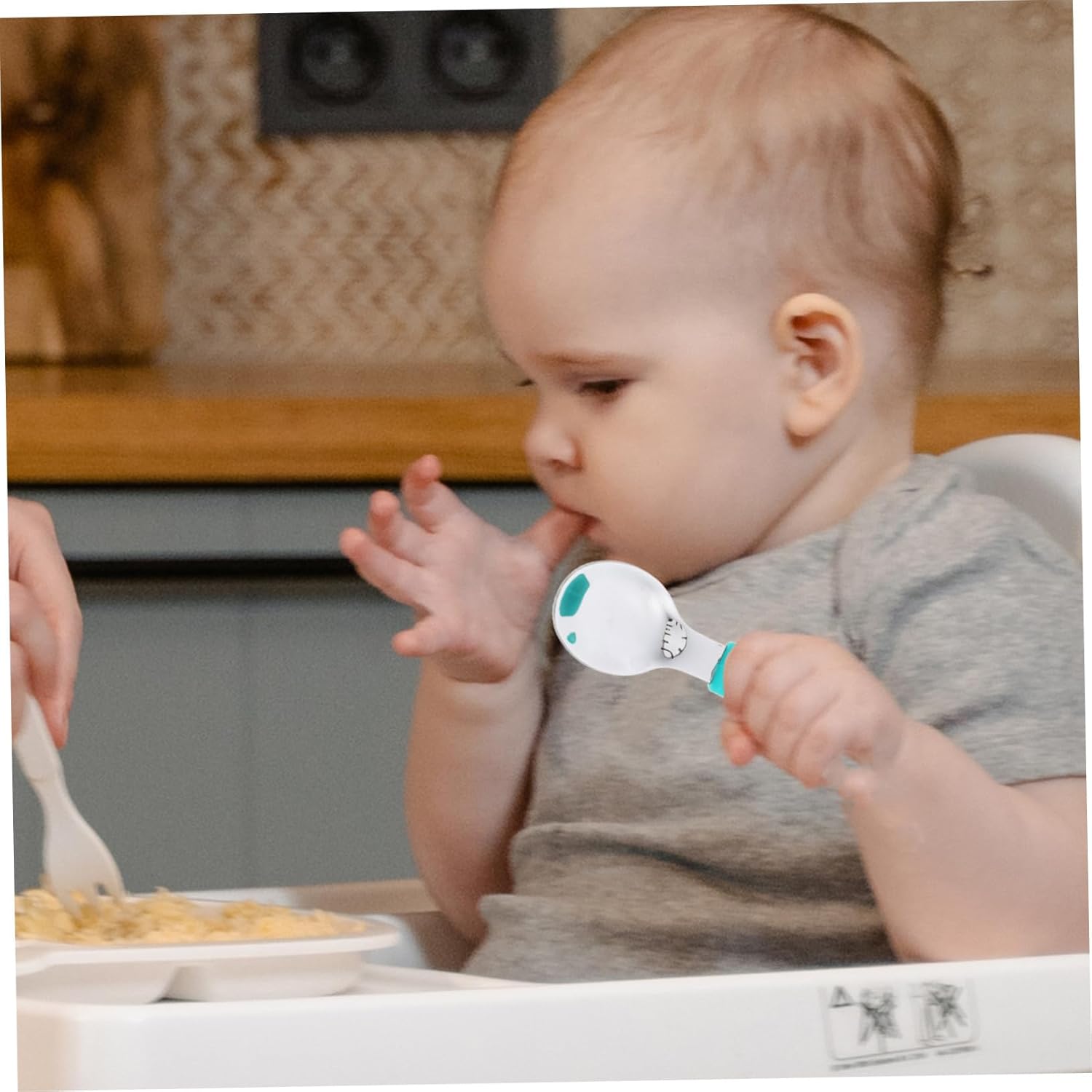 Healeved Silicone Stainless Steel Flatware Set for Kids