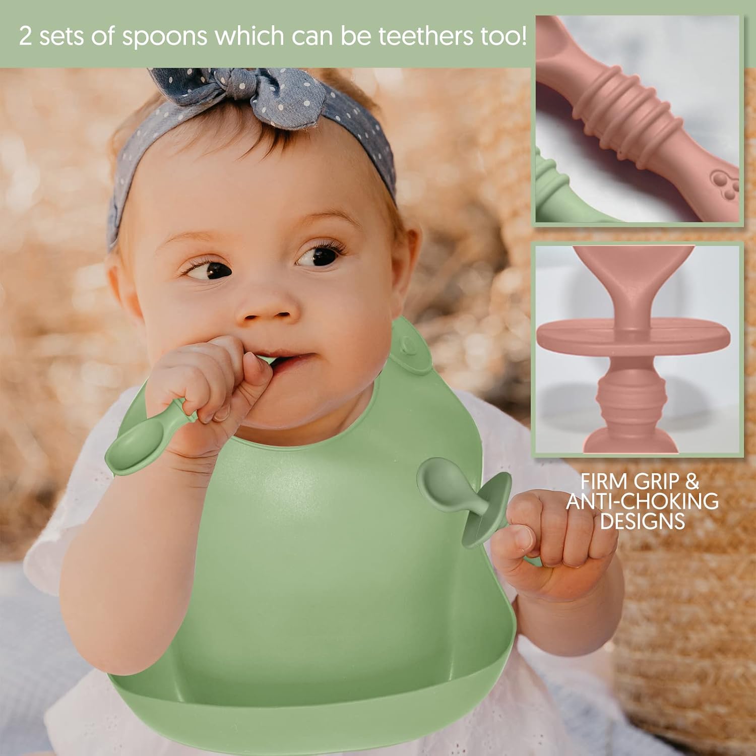 Sperric Baby Silicone Feeding Set of 8 1