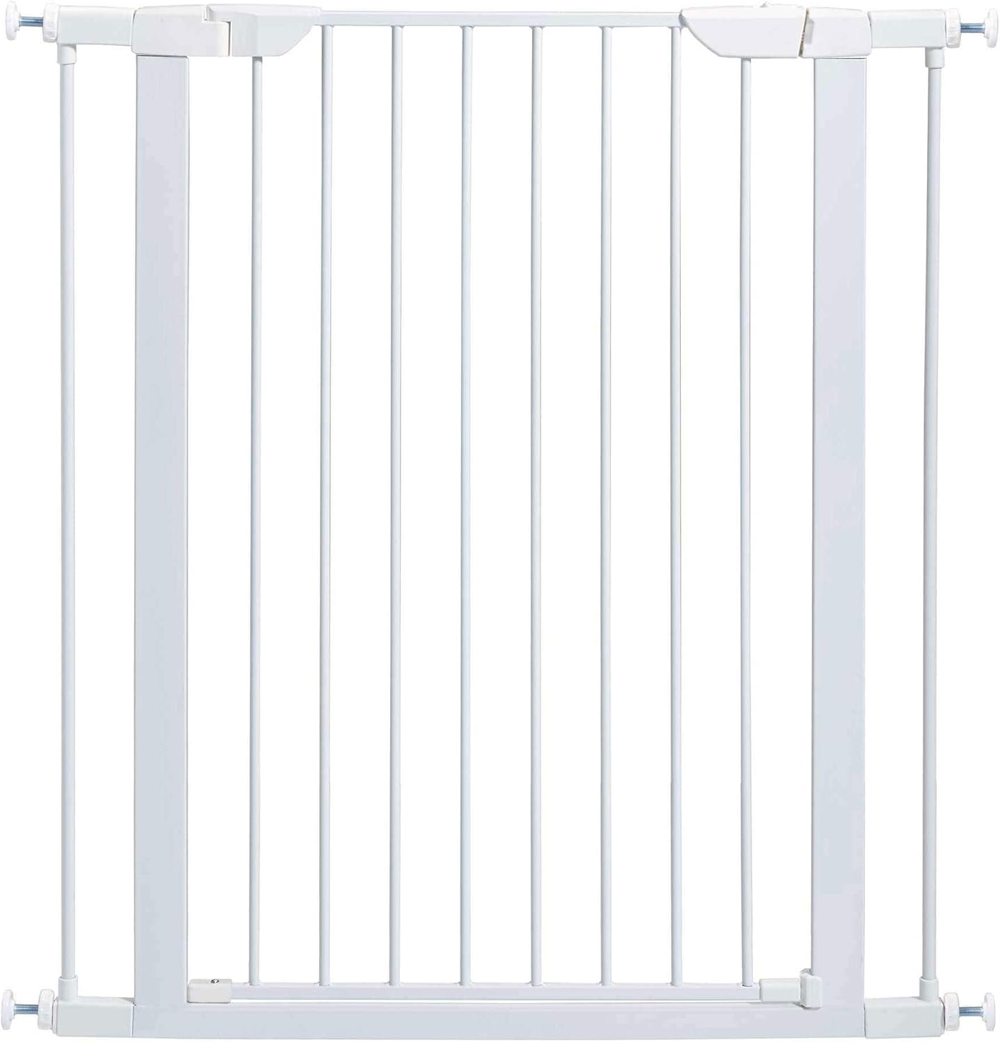 MidWest Homes for Pets 39 Tall Walk-Through Steel Pet Gate White