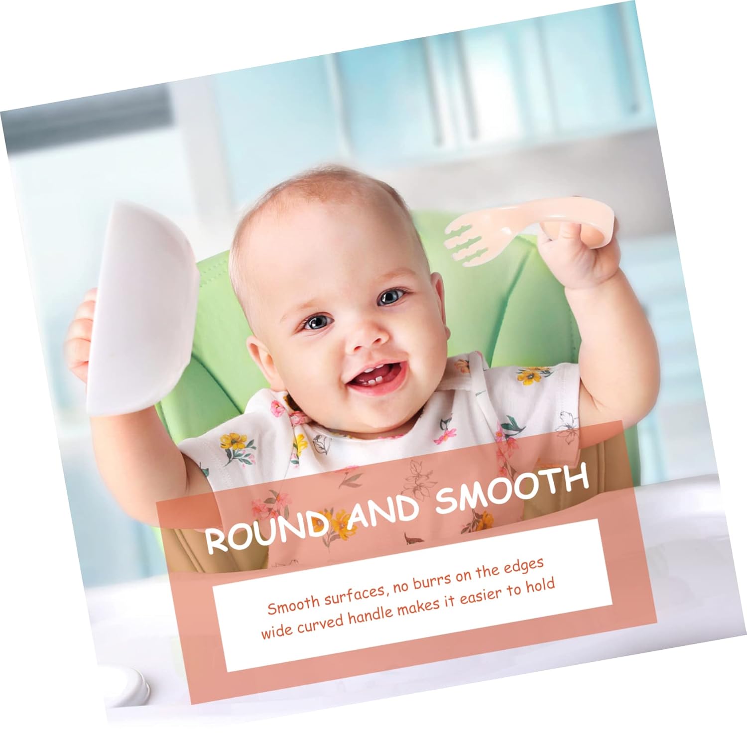 Kisangel Toddler Training Utensils Set