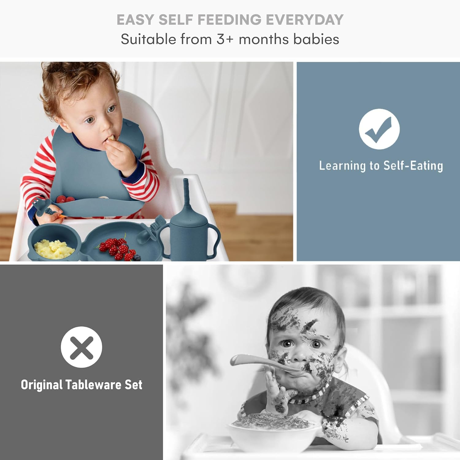 Childlike Behavior 7 Pc Weaning Set for Babies