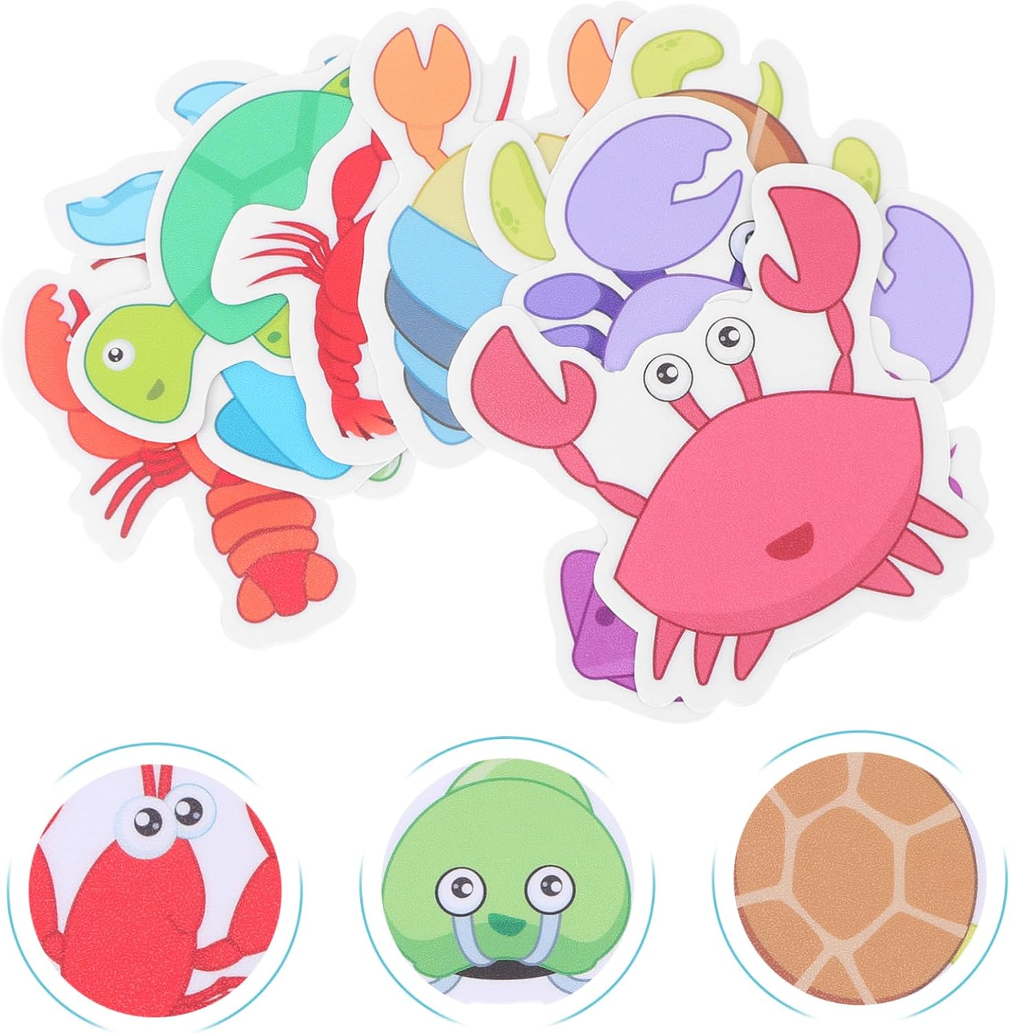 LIFKOME Non-Slip Bathtub Stickers 10pcs Kit