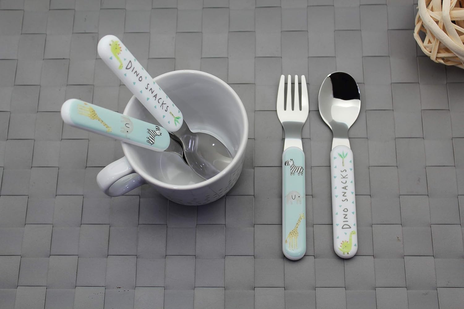 ANNOVA Cute Animals Kids Silverware Set 6 Pieces
