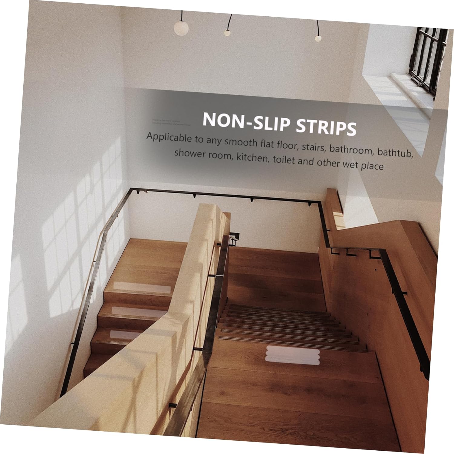 Luxshiny 36pcs Non-Slip Bath Safety Strips