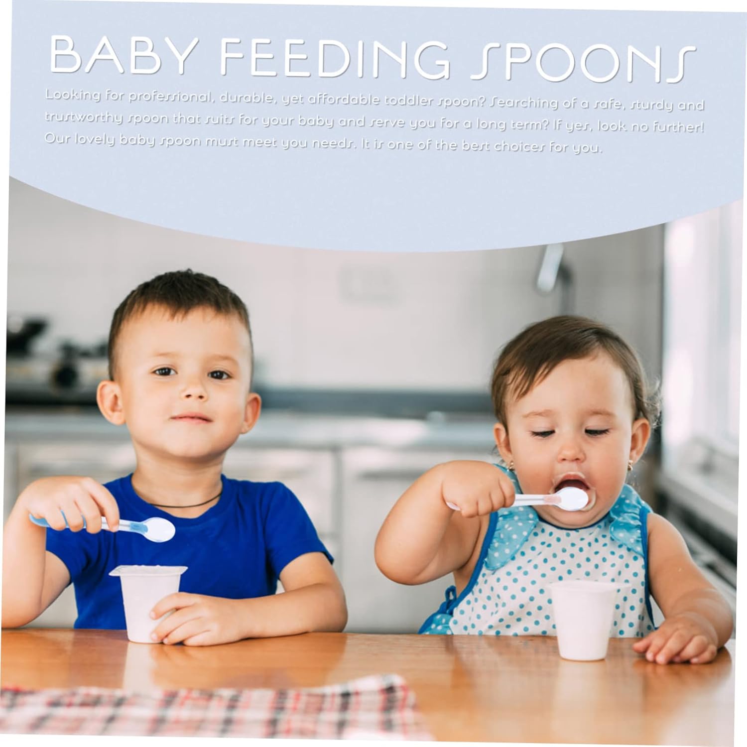 2PCS Soft Spoons for Baby Self Feeding 1