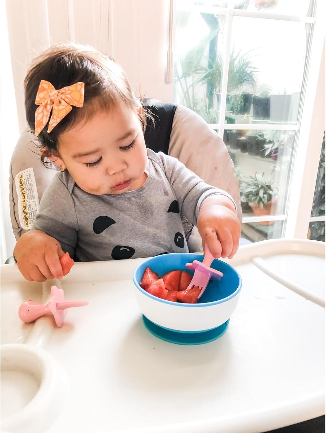 Nooli Baby Fork Toddler Utensils Set - Pink