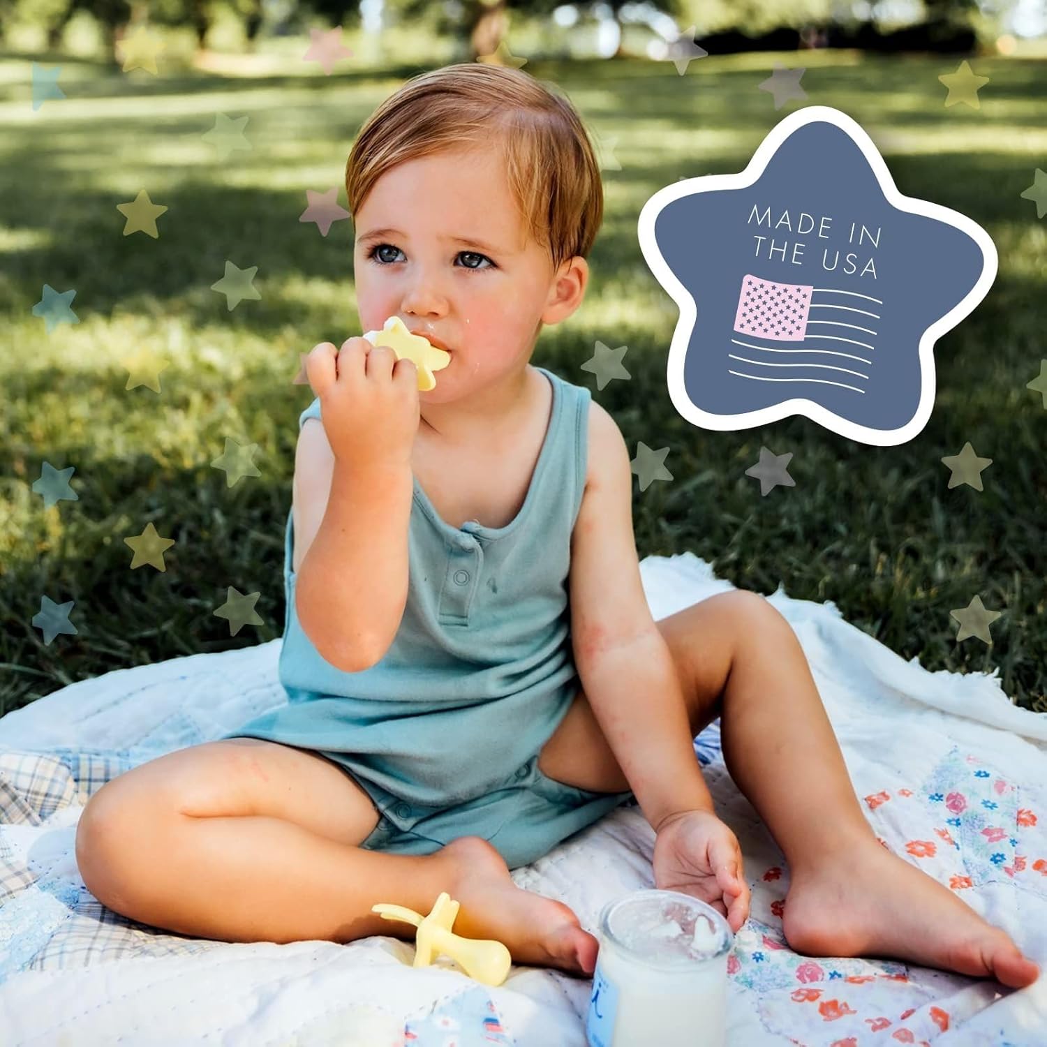 ElliNooli Toddler Utensils Set for Self-Feeding