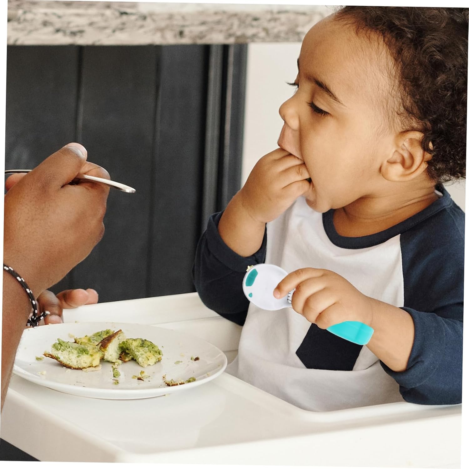 Baby Training Fork and Spoon Set for Home Dining
