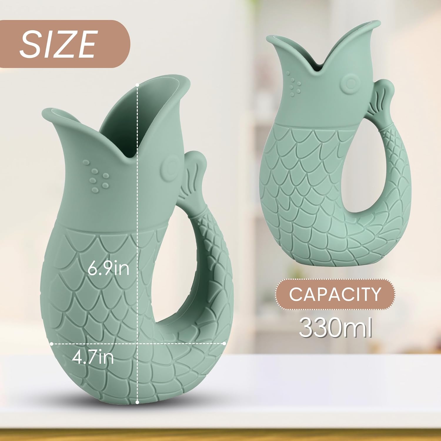 Mintlyfe Baby Bath Rinse Cup with Handle 1