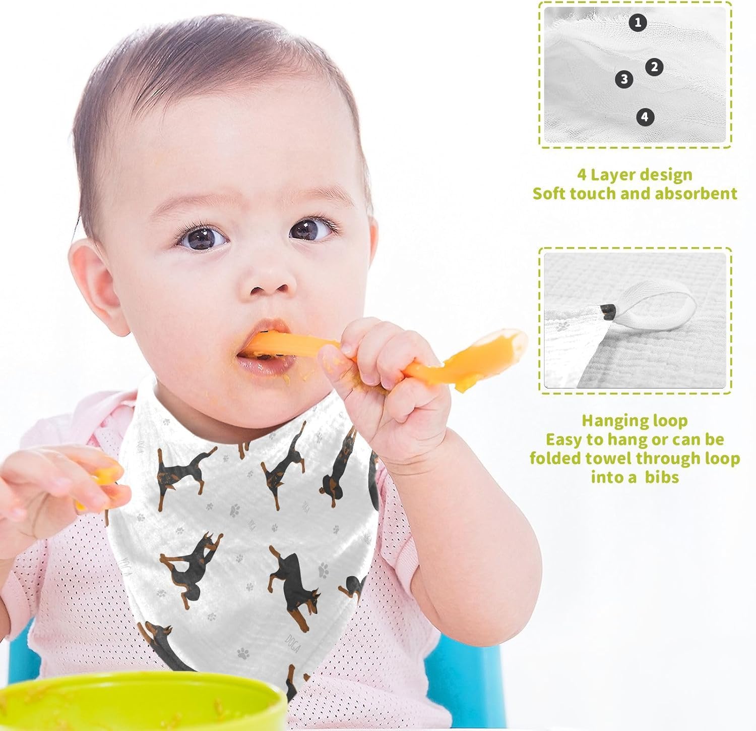 vvfelixl Baby Cotton Washcloths for Toddlers and Newborns