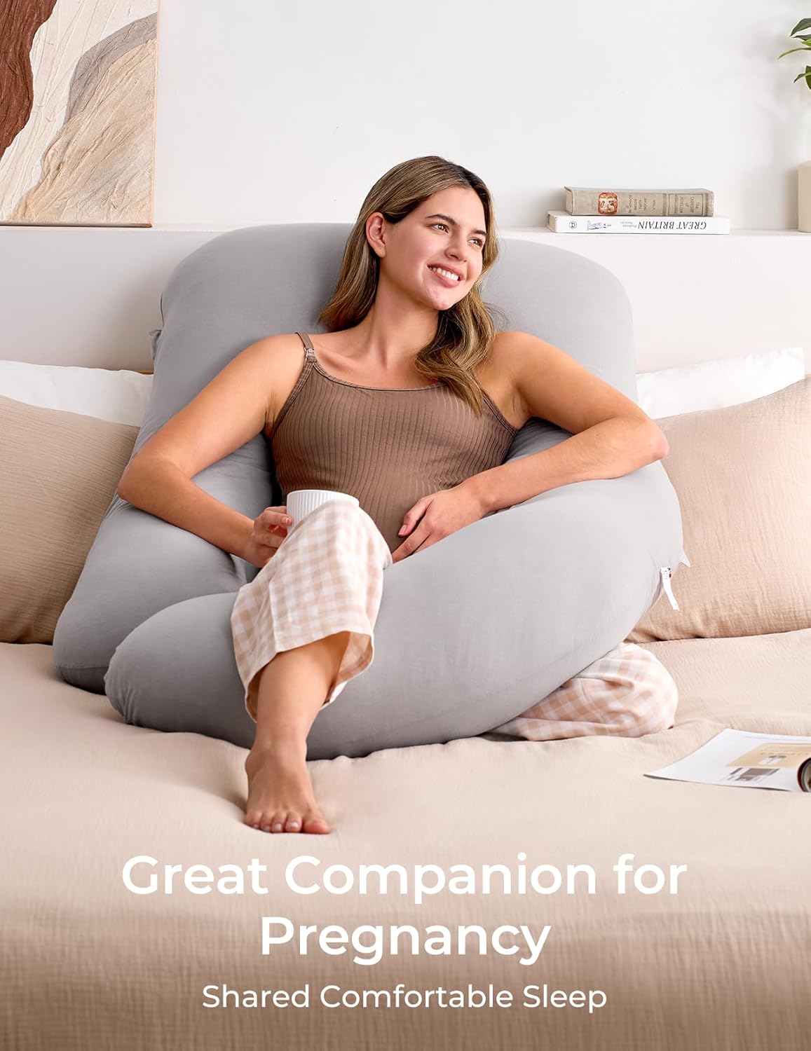 Momcozy Pregnancy Pillow for Full Body Support